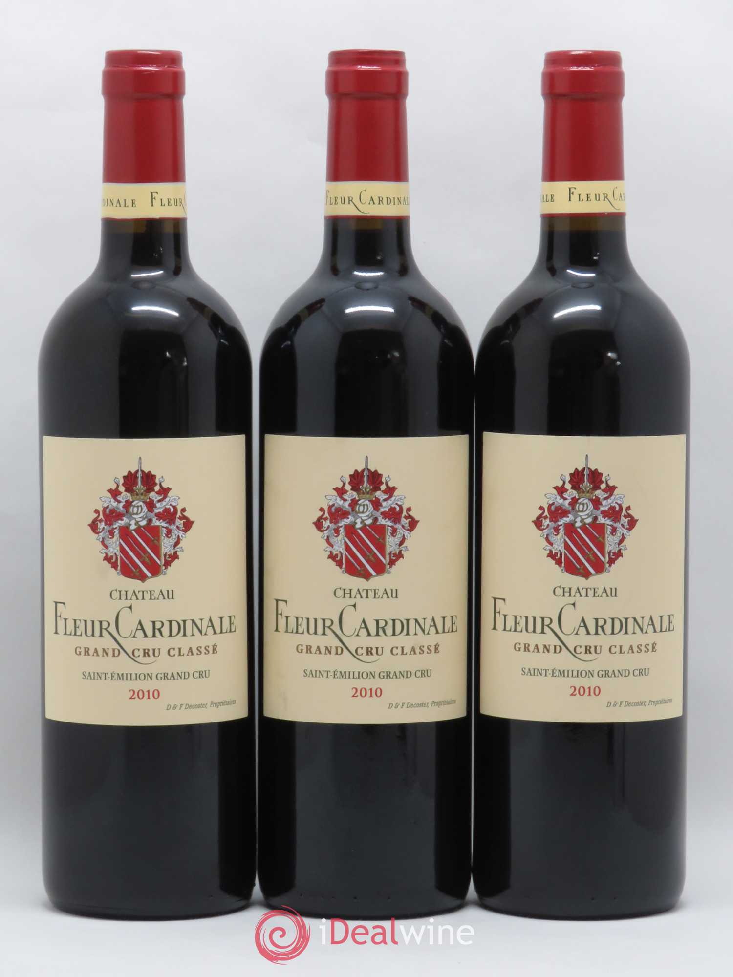 Château Fleur Cardinale Grand Cru Classé 2010 - Lot de 3 bouteilles - 0