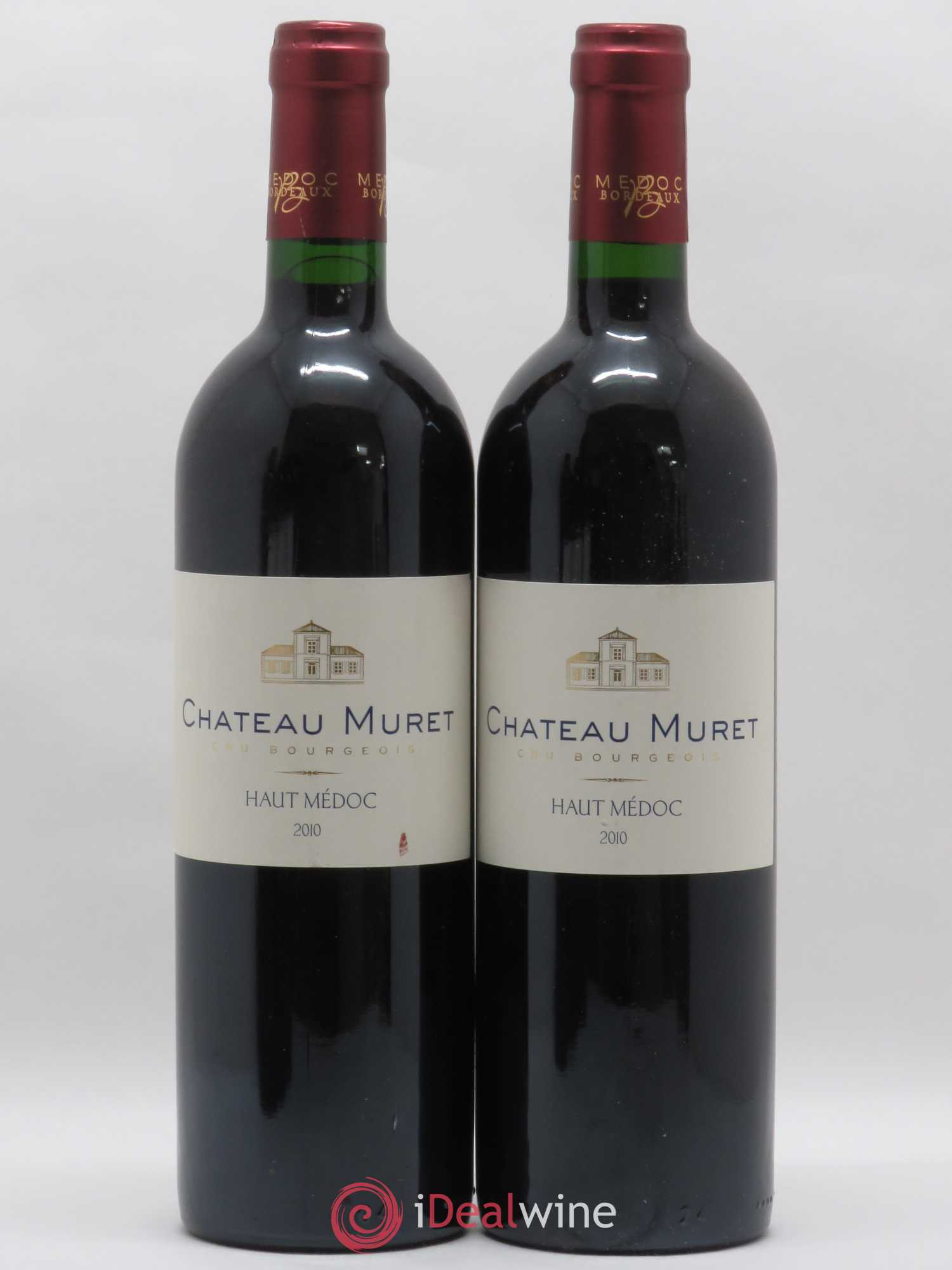 Haut Médoc Château Muret (sans prix de réserve) 2010 - Lot de 5 bouteilles - 2