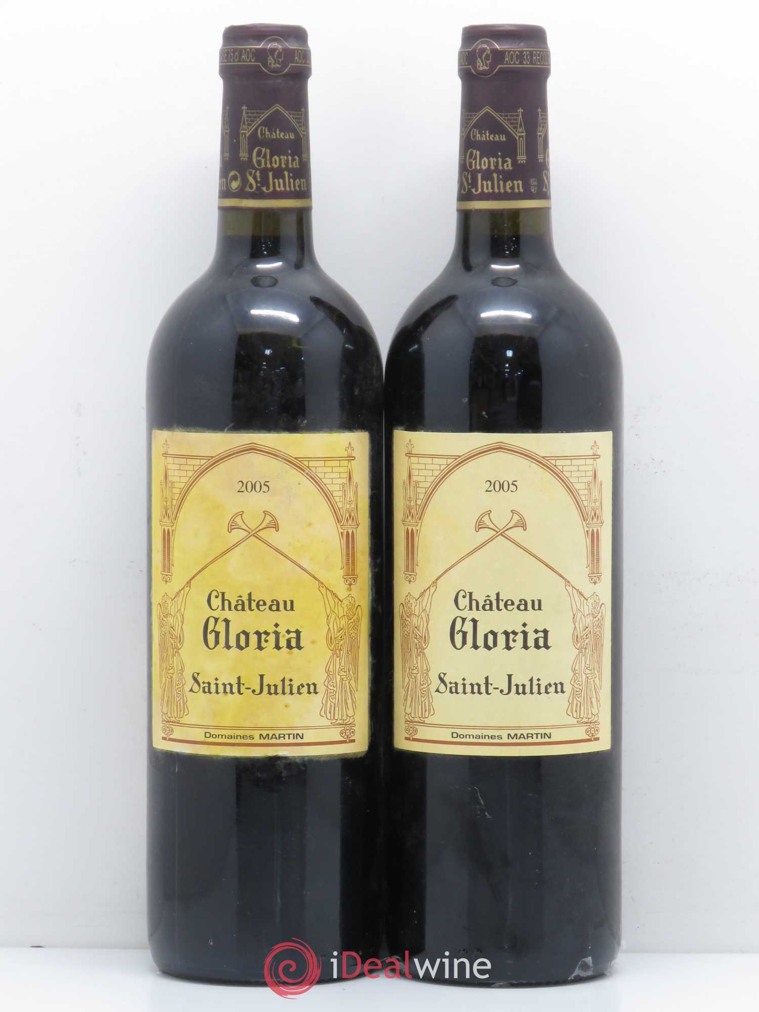 Château Gloria 2005 - Lot de 2 bouteilles - 0