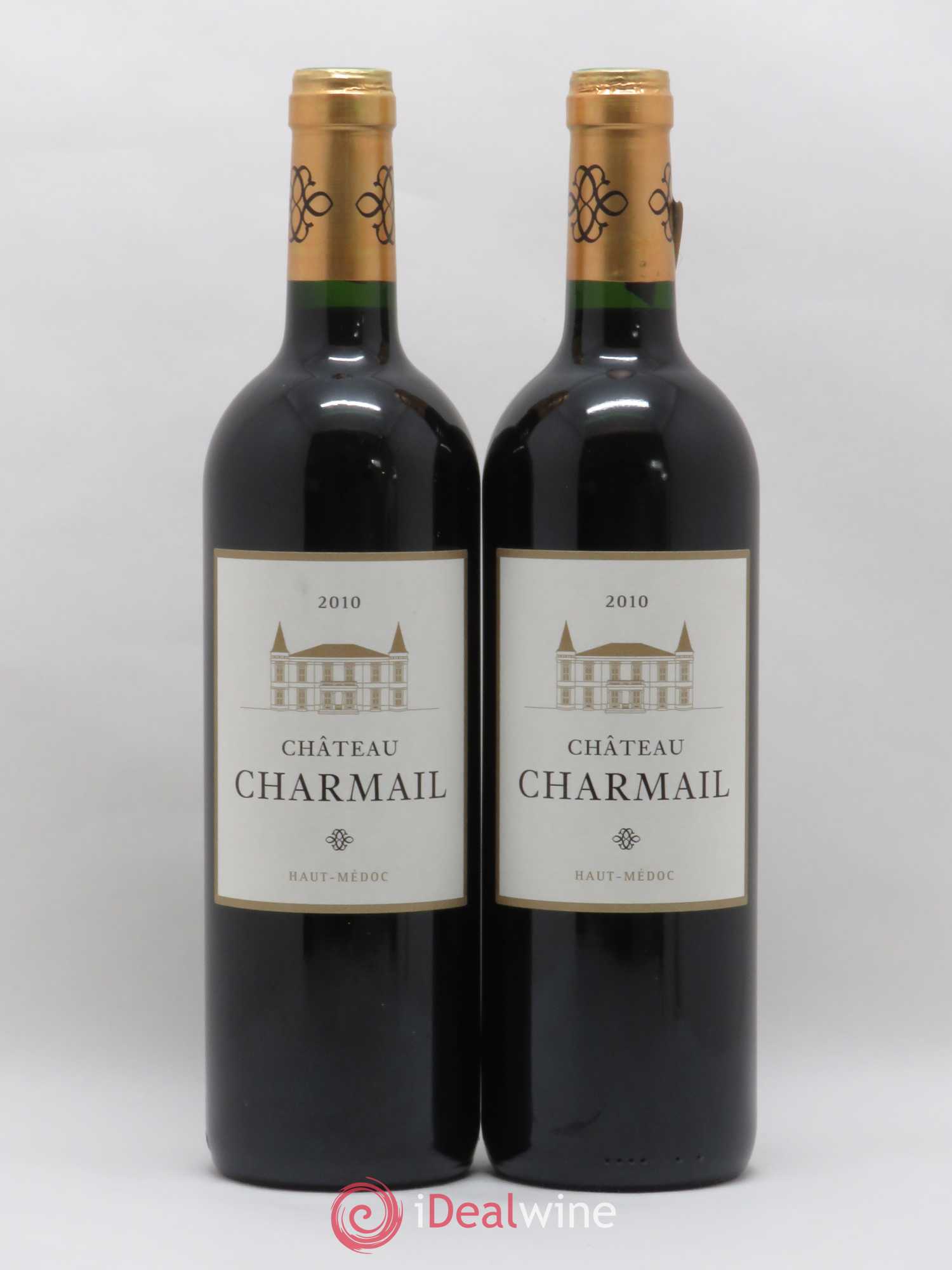 Château Charmail Cru Bourgeois 2010 - Lot de 2 bouteilles - 0
