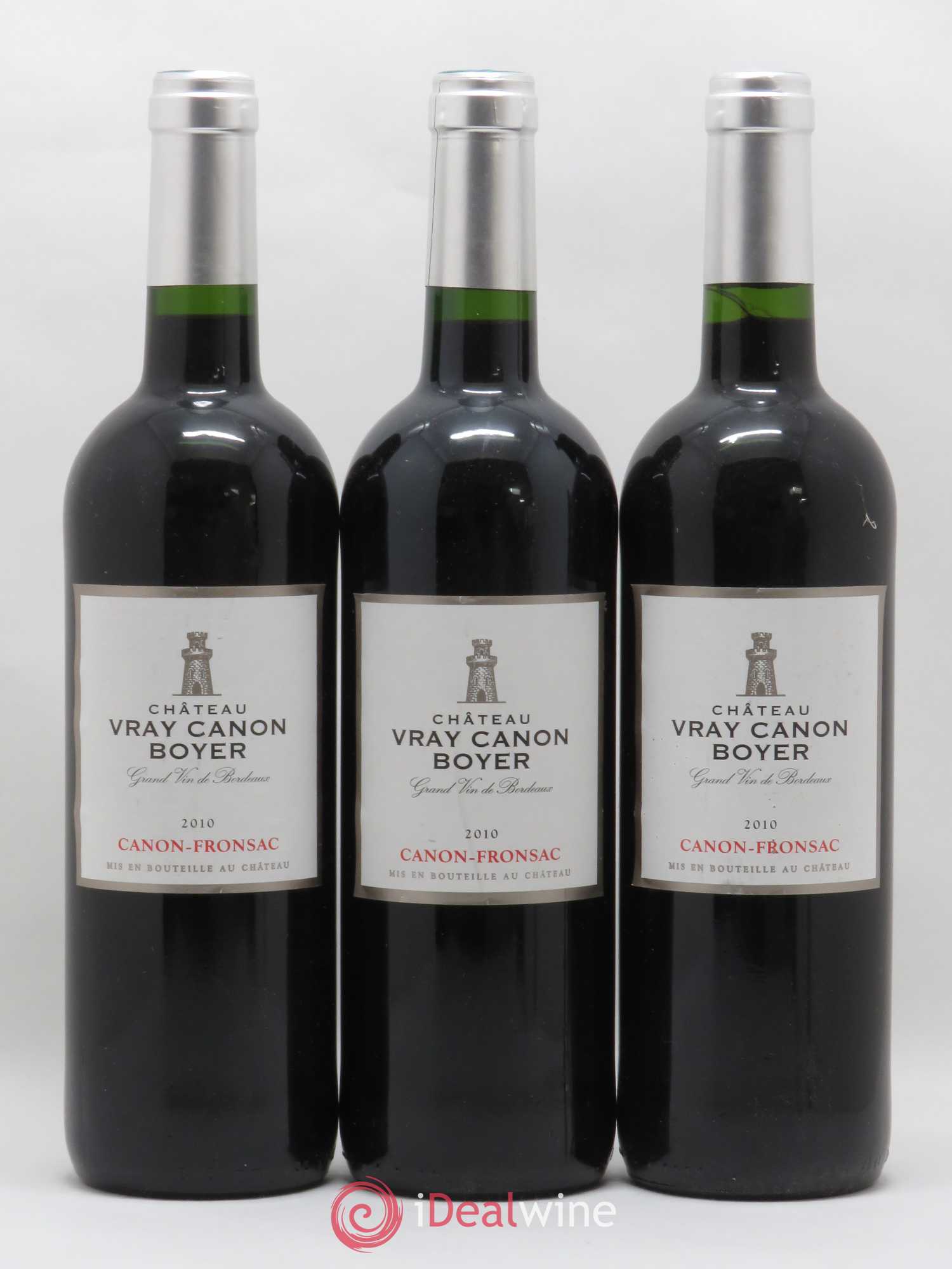 Canon-Fronsac Vray Canon Boyer 2010 - Posten von 3 Flaschen - 0