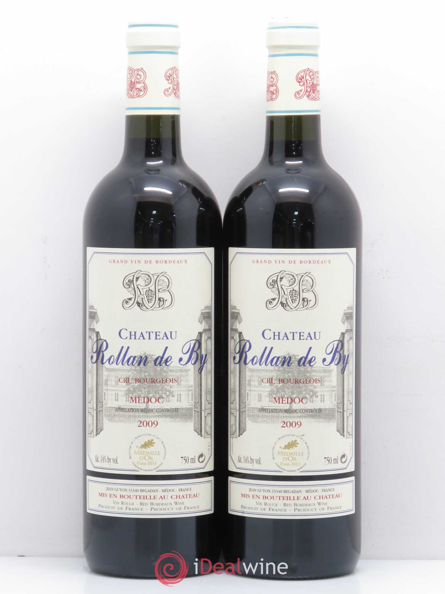 Château Rollan de By Cru Bourgeois 2009 - Lot de 2 bouteilles - 0
