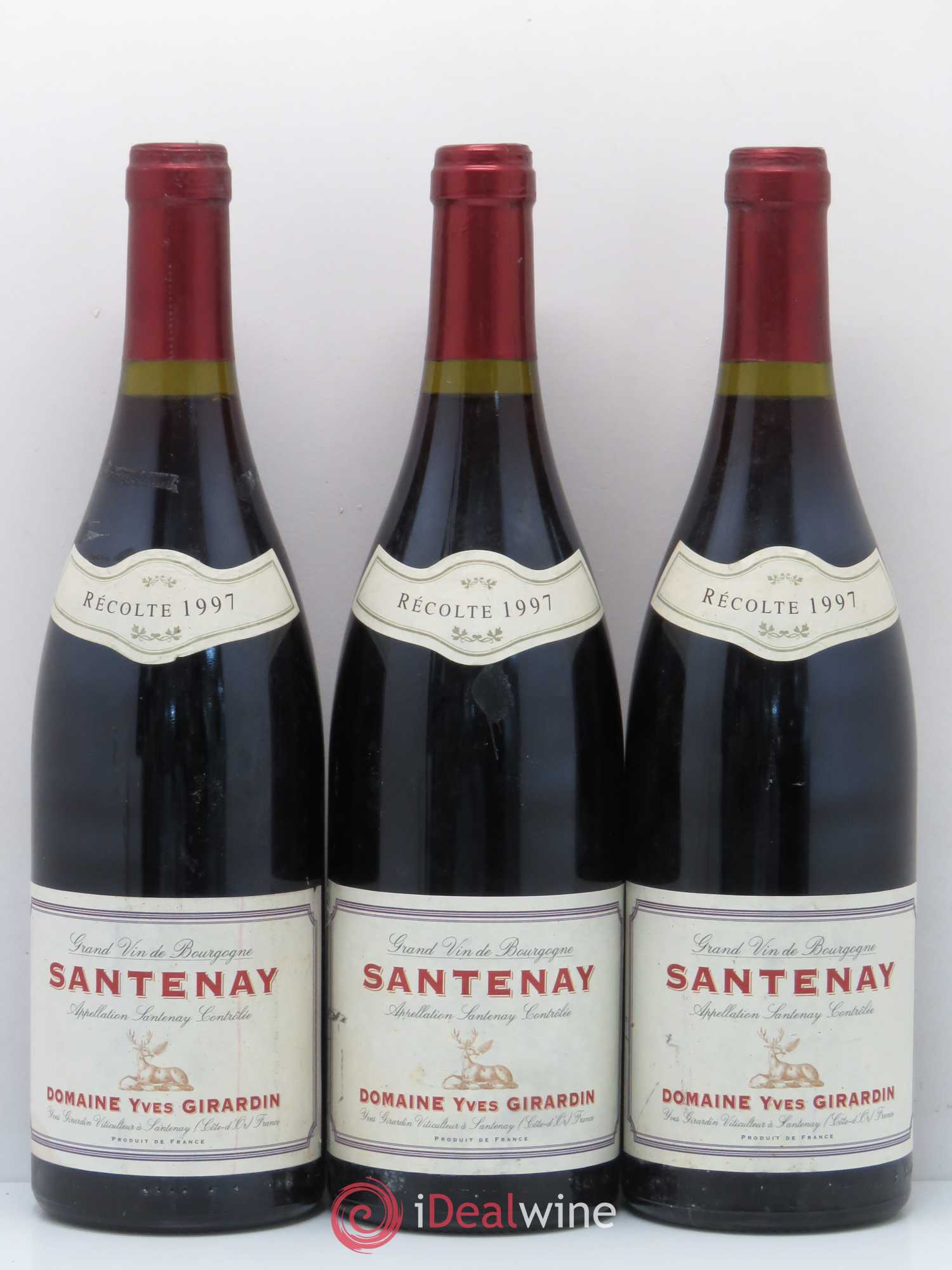 Santenay Yves Girardin 1997 - Posten von 3 Flaschen - 0