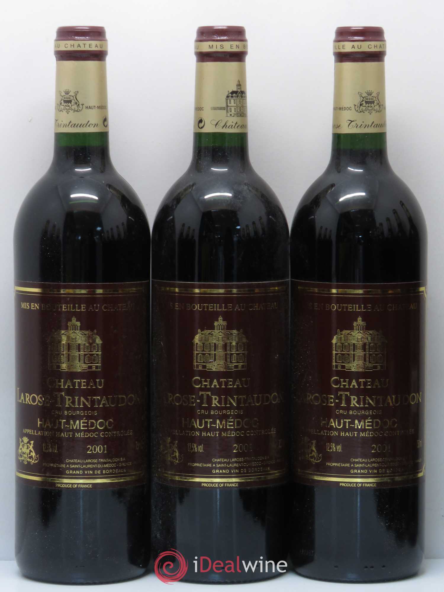 Château Larose Trintaudon Cru Bourgeois 2001 - Lot de 12 bouteilles - 1