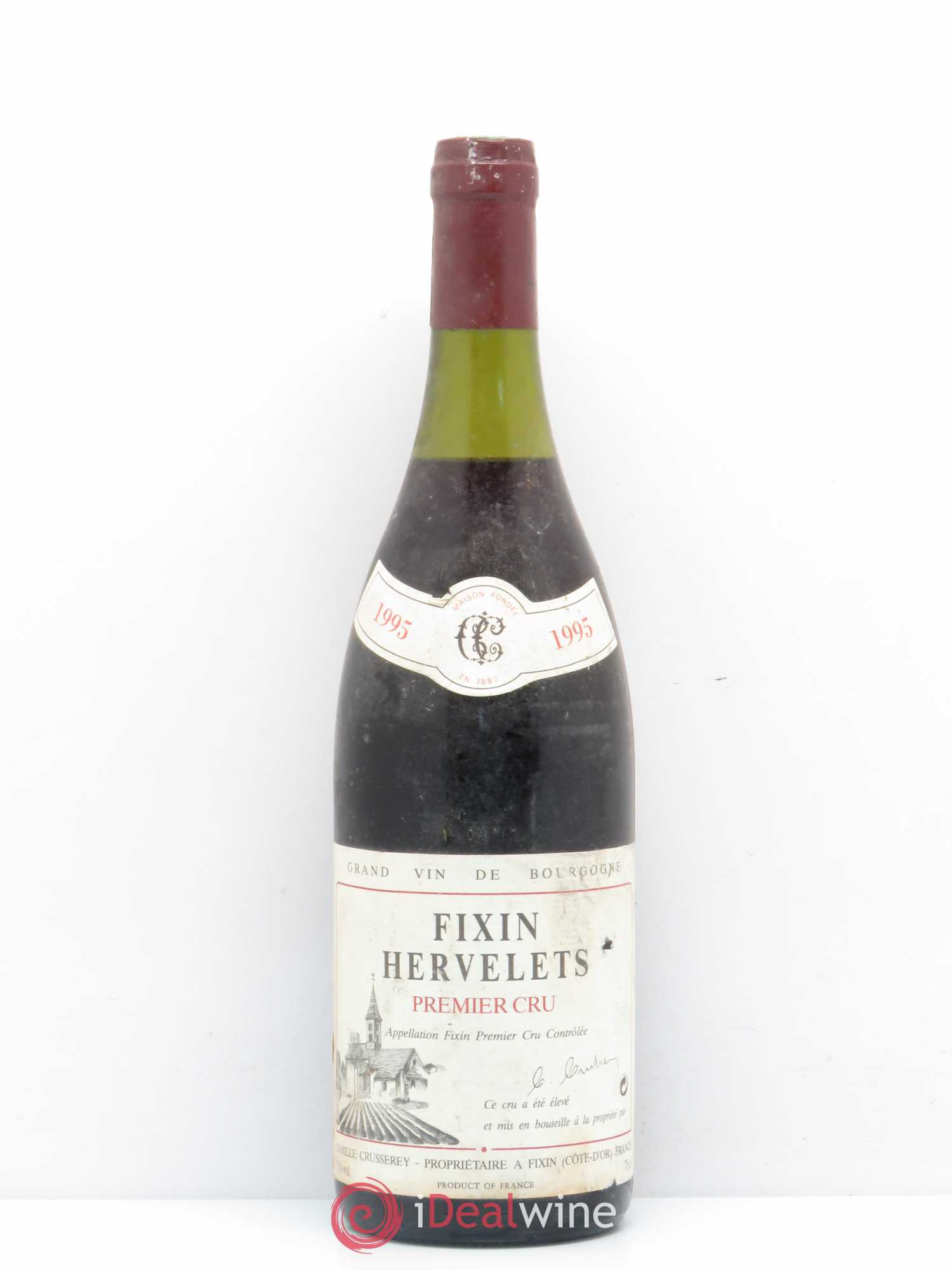Fixin 1er Cru Les Hervelets 1 Er Cru Camille Crusseret 1995 - Posten von 1 Flasche - 0