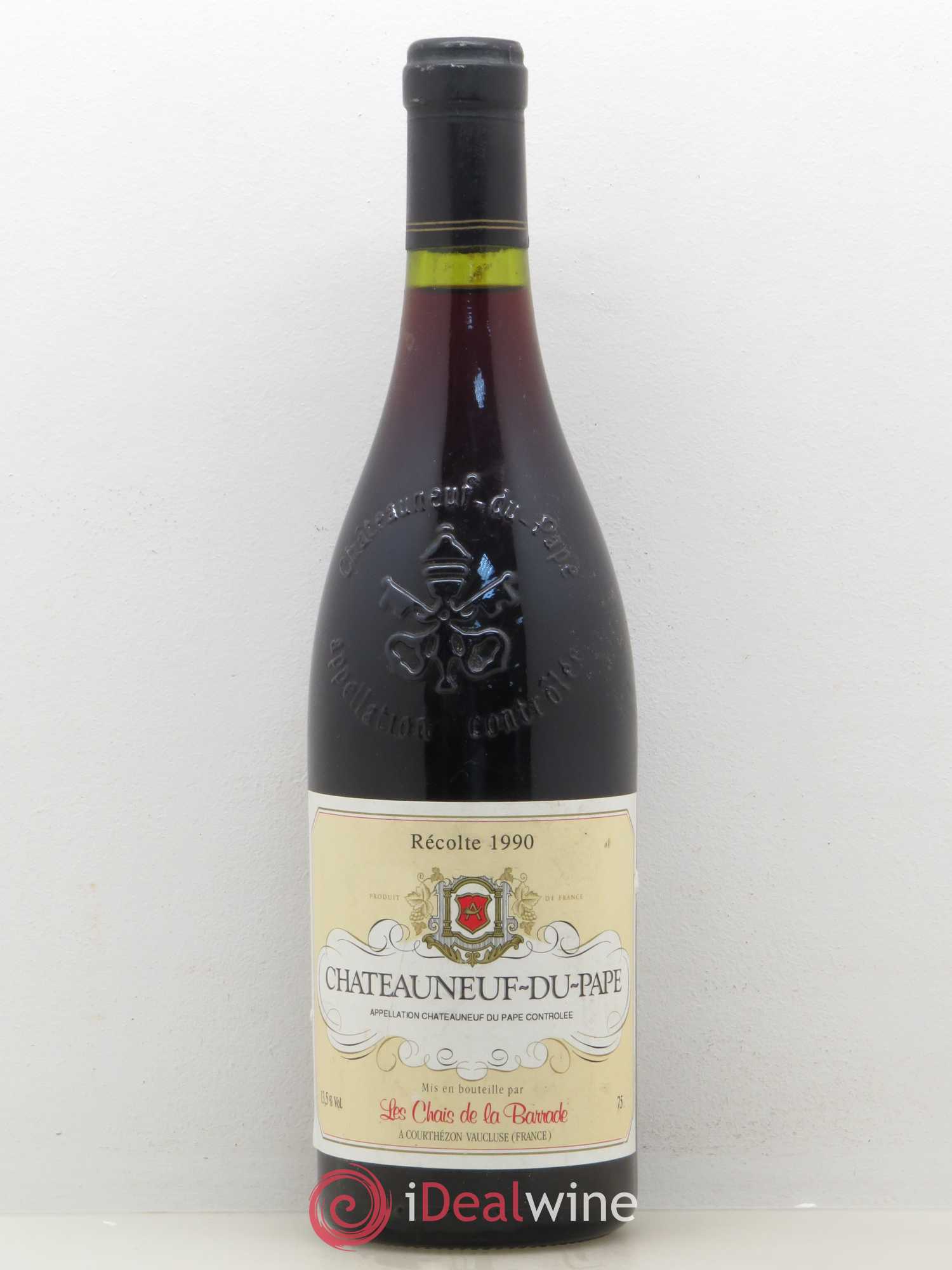 Châteauneuf-du-Pape Les Chais de La Barrade 1990 - Posten von 1 Flasche - 0