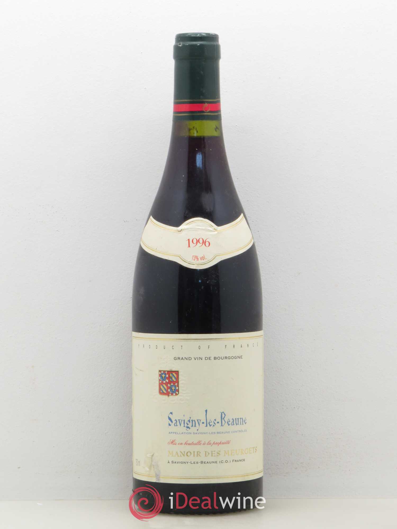 Savigny-lès-Beaune Manoir des Meurgets 1996 - Posten von 1 Flasche - 0