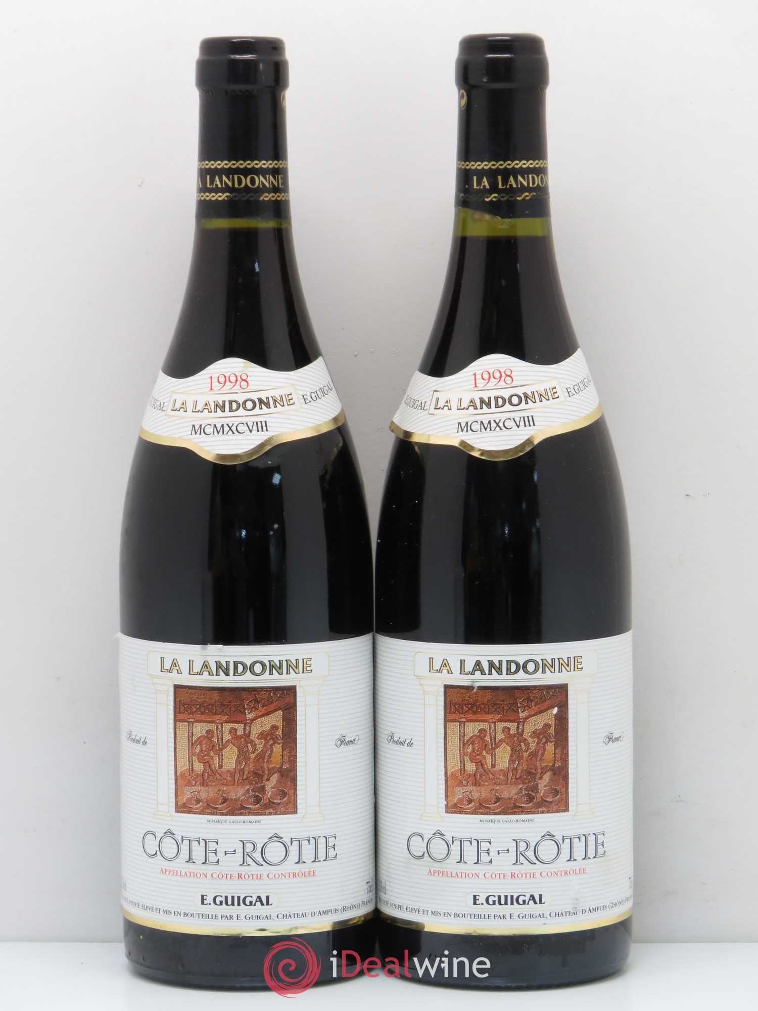 Côte-Rôtie La Landonne Guigal 1998 - Lot de 2 bouteilles - 0