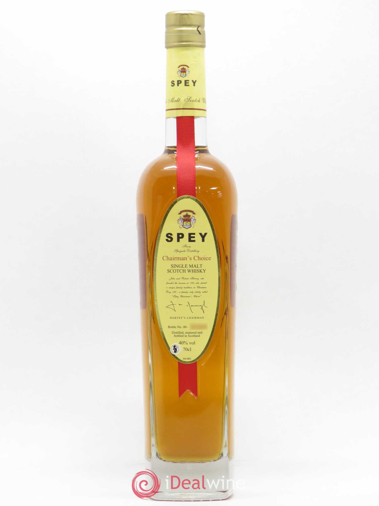 Whisky Distillery Spey Chairman's Choice Single Malt Scotch - Lot of 1 bottle - 0