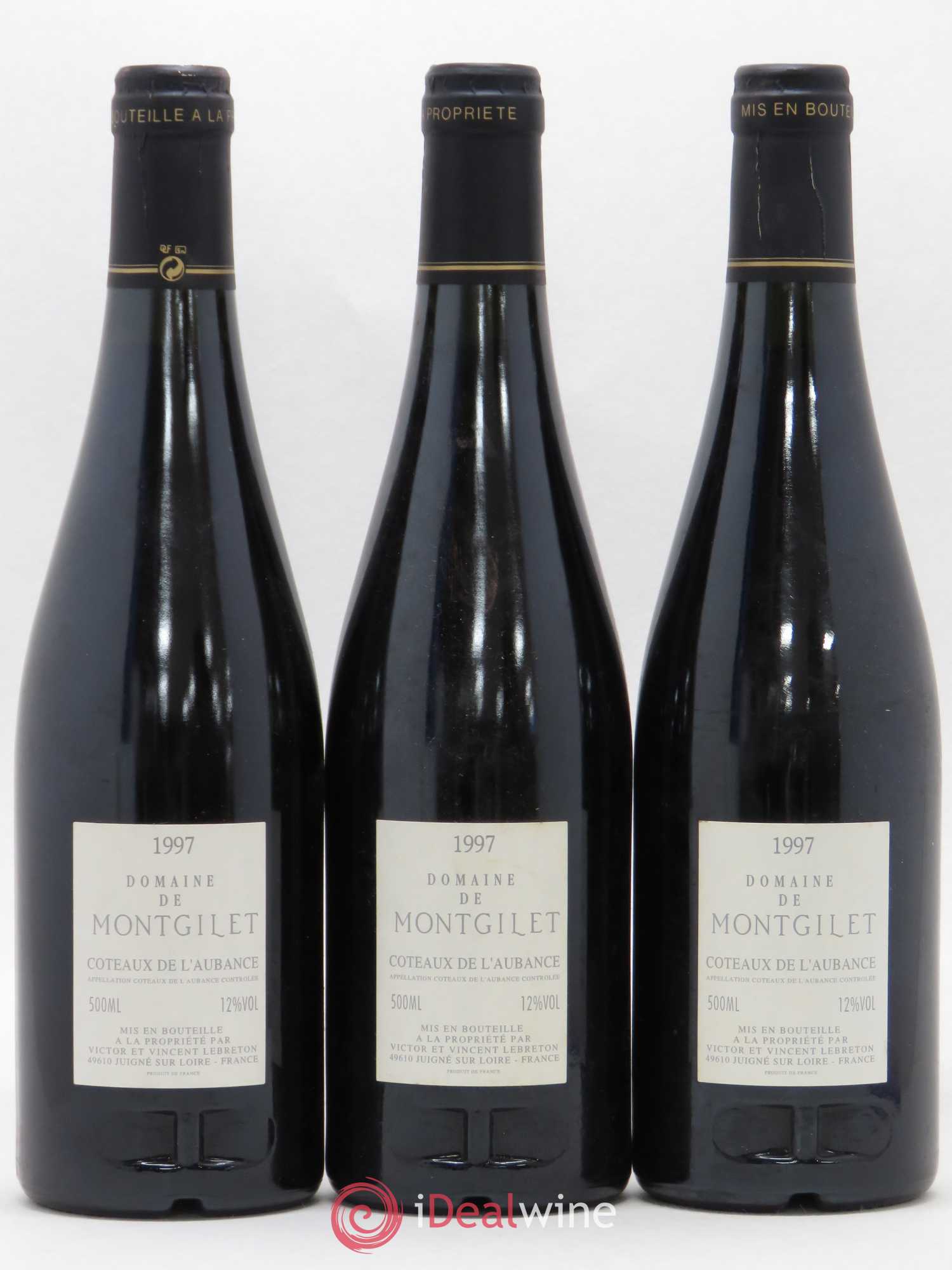 Coteaux de l'Aubance Montgilet (Domaine de) Cuvée Clos Prieur (sans prix de réserve) 1997 - Lotto di 3 bottiglie - 1