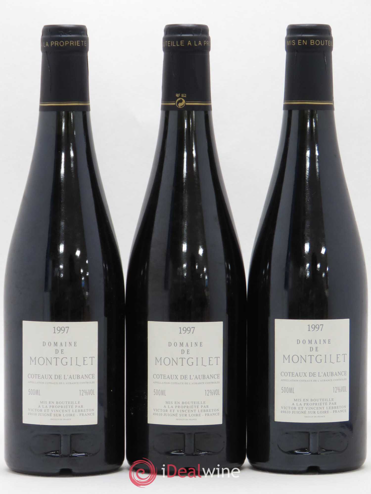 Coteaux de l'Aubance Montgilet (Domaine de) Cuvée Clos Prieur 1997 - Lotto di 3 bottiglie - 1