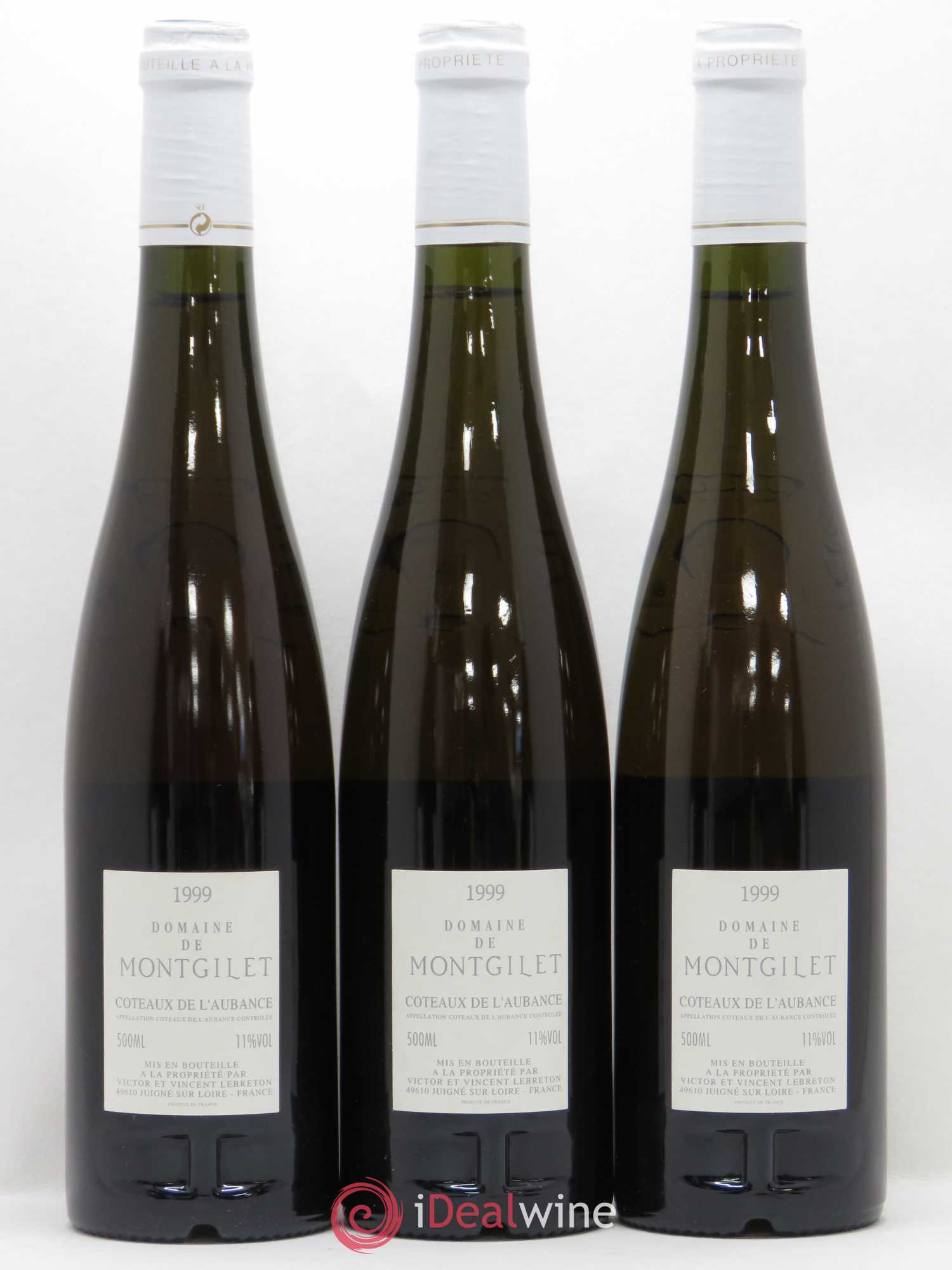 Coteaux de l'Aubance Montgilet (Domaine de) Cuvée Les trois chistes (sans prix de réserve) 1999 - Lotto di 6 bottiglie - 4