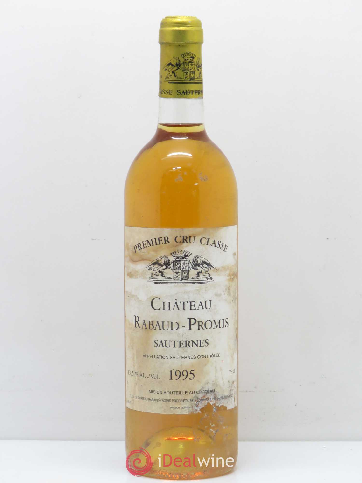 Château Rabaud Promis 1er Grand Cru Classé 1995 - Posten von 1 Flasche - 0