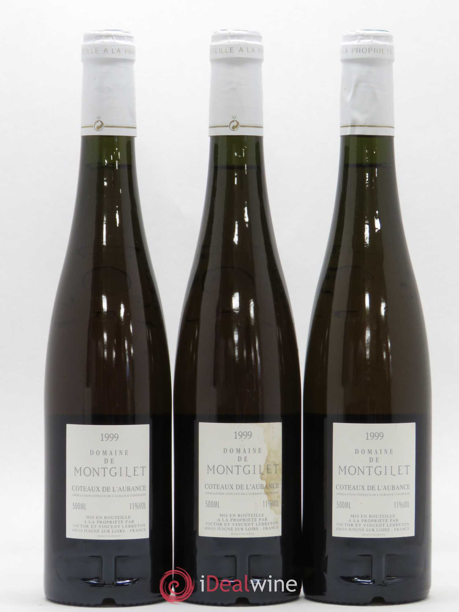 Coteaux de l'Aubance Montgilet (Domaine de) Cuvée Les trois chistes 1999 - Lotto di 3 bottiglie - 1