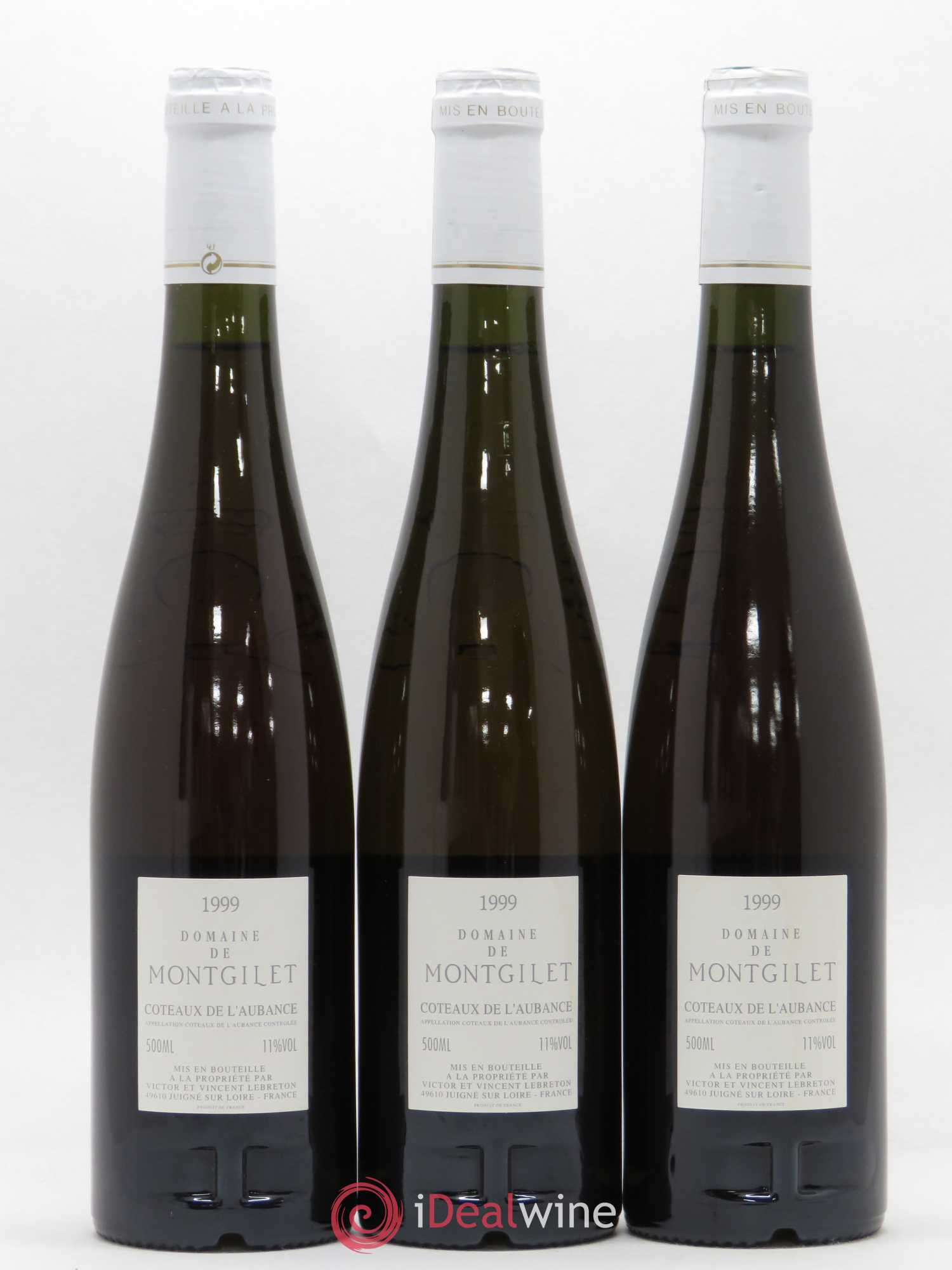 Coteaux de l'Aubance Montgilet (Domaine de) Cuvée Les trois chistes 1999 - Lotto di 3 bottiglie - 1