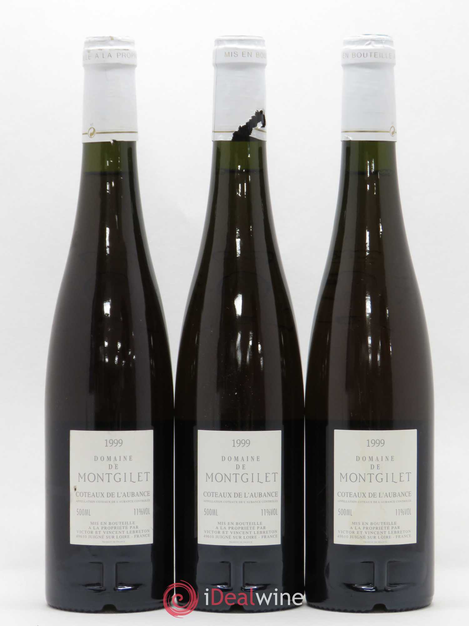 Coteaux de l'Aubance Montgilet (Domaine de) Cuvée Les trois chistes 1999 - Lotto di 3 bottiglie - 1
