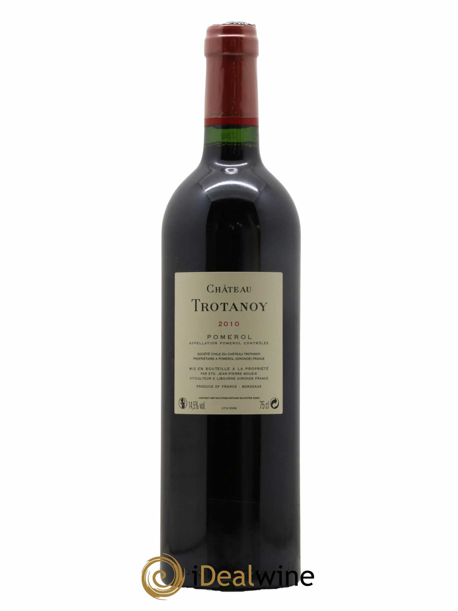 Château Trotanoy 2010 - Lot de 1 bouteille - 1