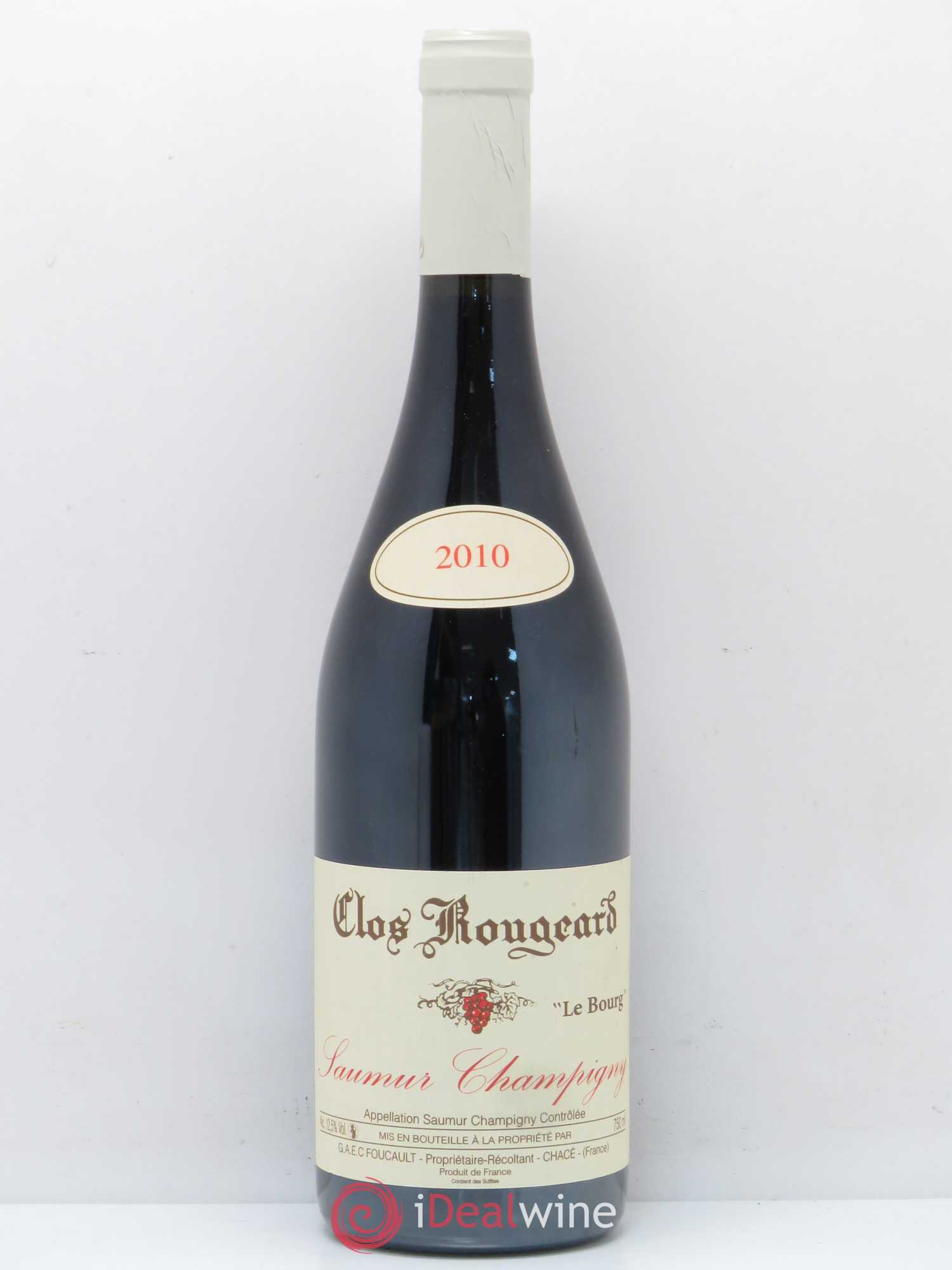 Saumur-Champigny Le Bourg Clos Rougeard 2010 - Lot de 1 bouteille - 0
