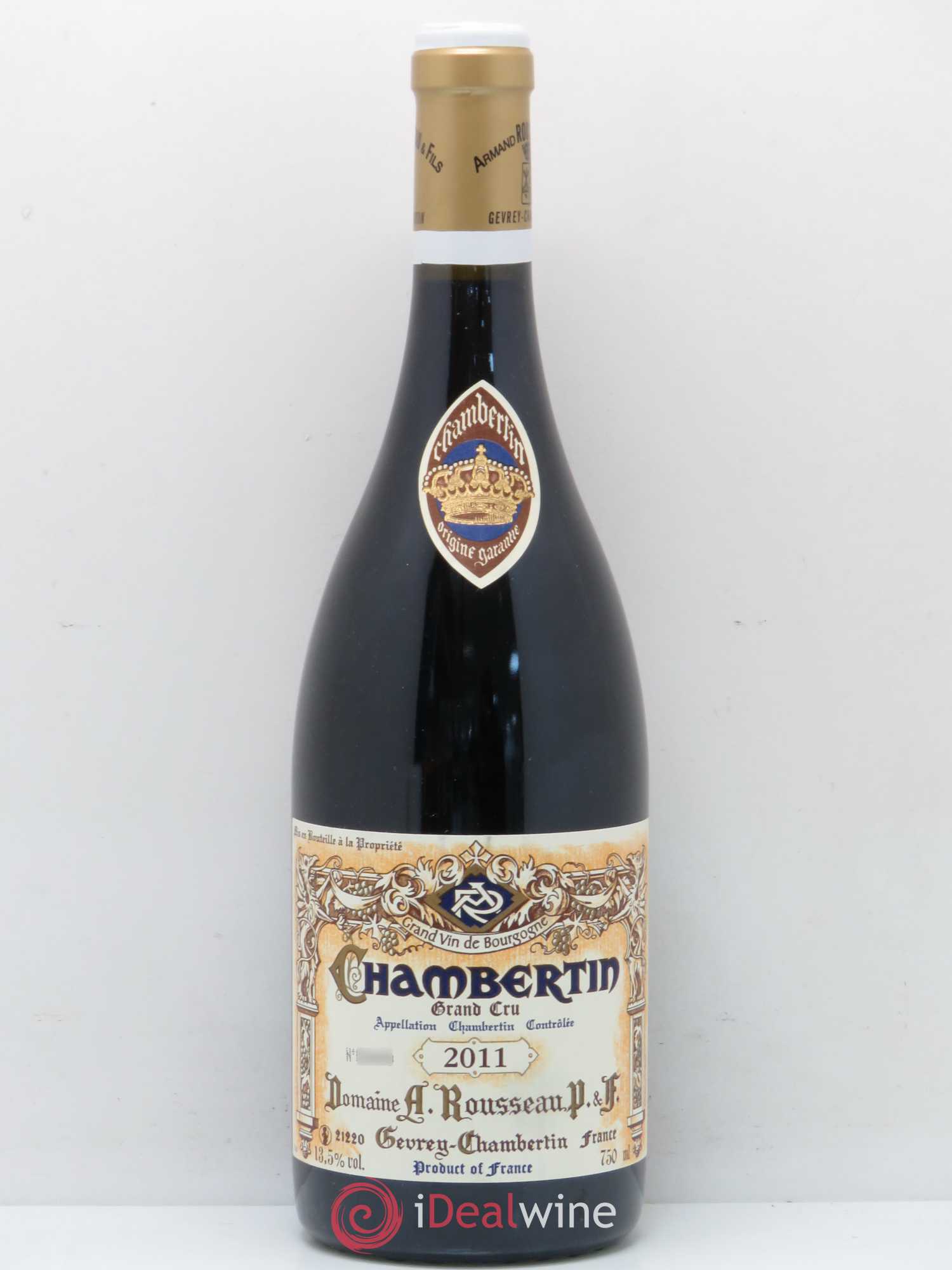 Chambertin Grand Cru Armand Rousseau (Domaine) 2011 - Lot de 1 bouteille - 0