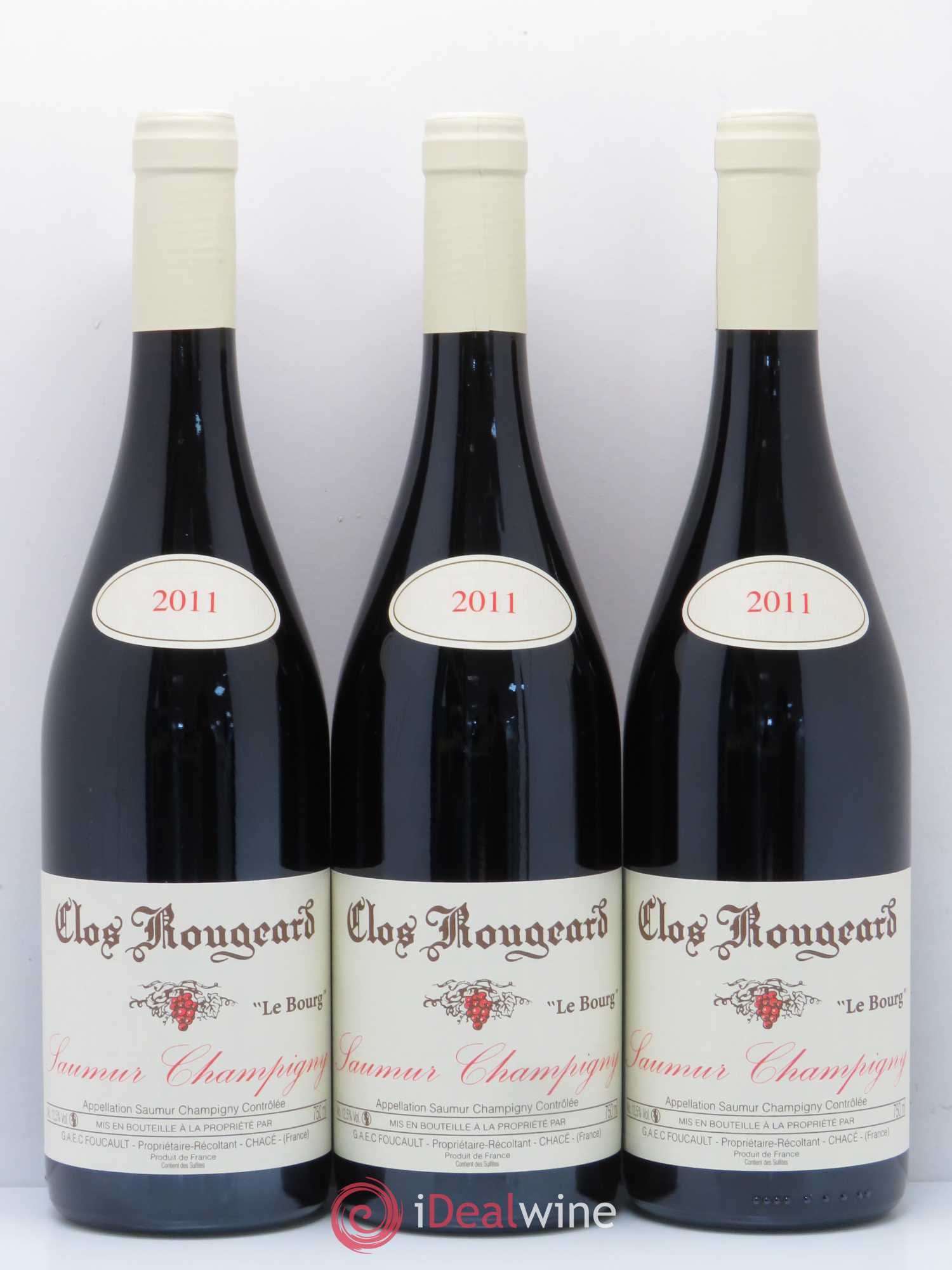 Saumur-Champigny Le Bourg Clos Rougeard 2011 - Lot de 3 bouteilles - 0