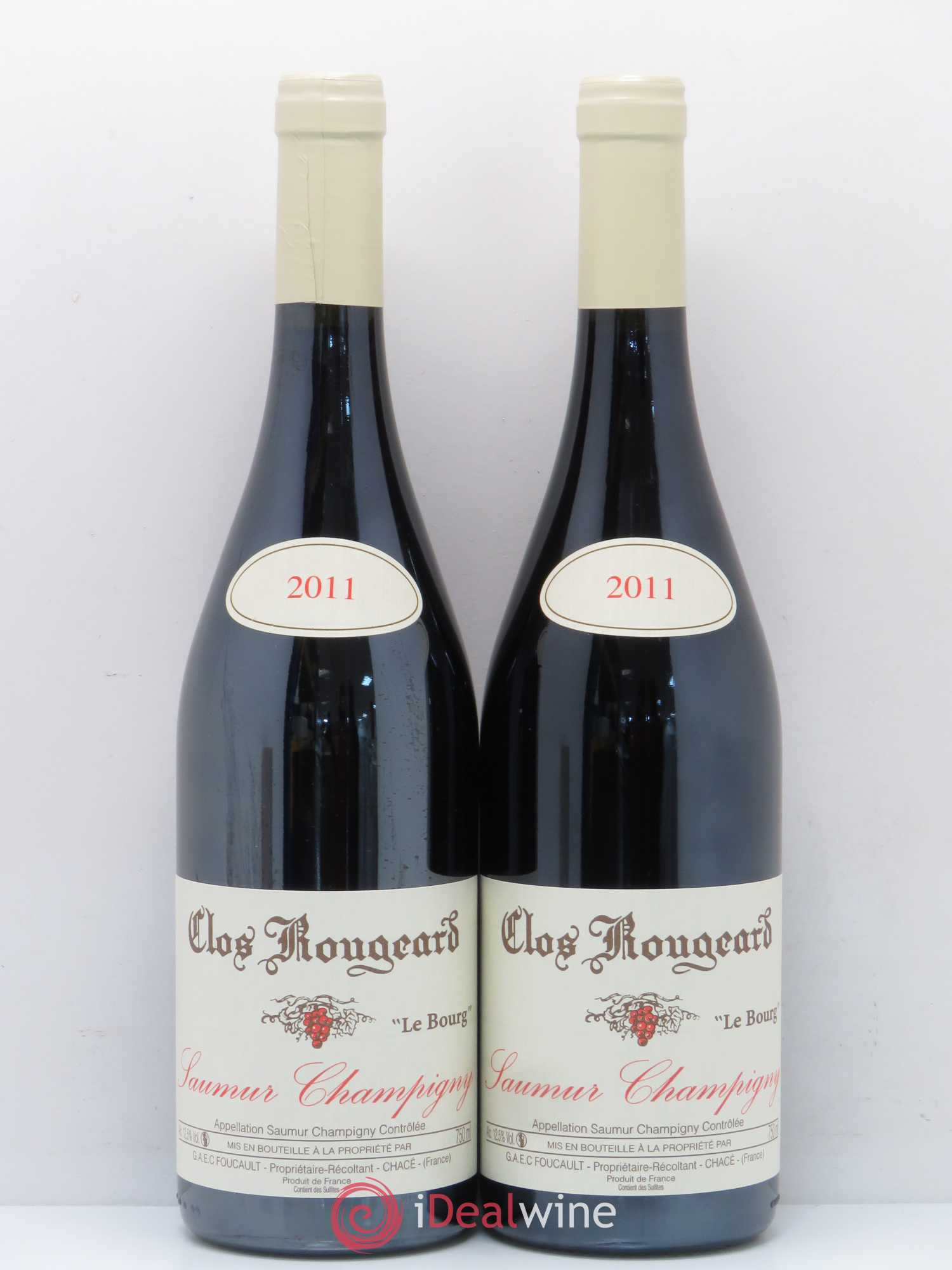 Saumur-Champigny Le Bourg Clos Rougeard 2011 - Lot de 2 bouteilles - 0