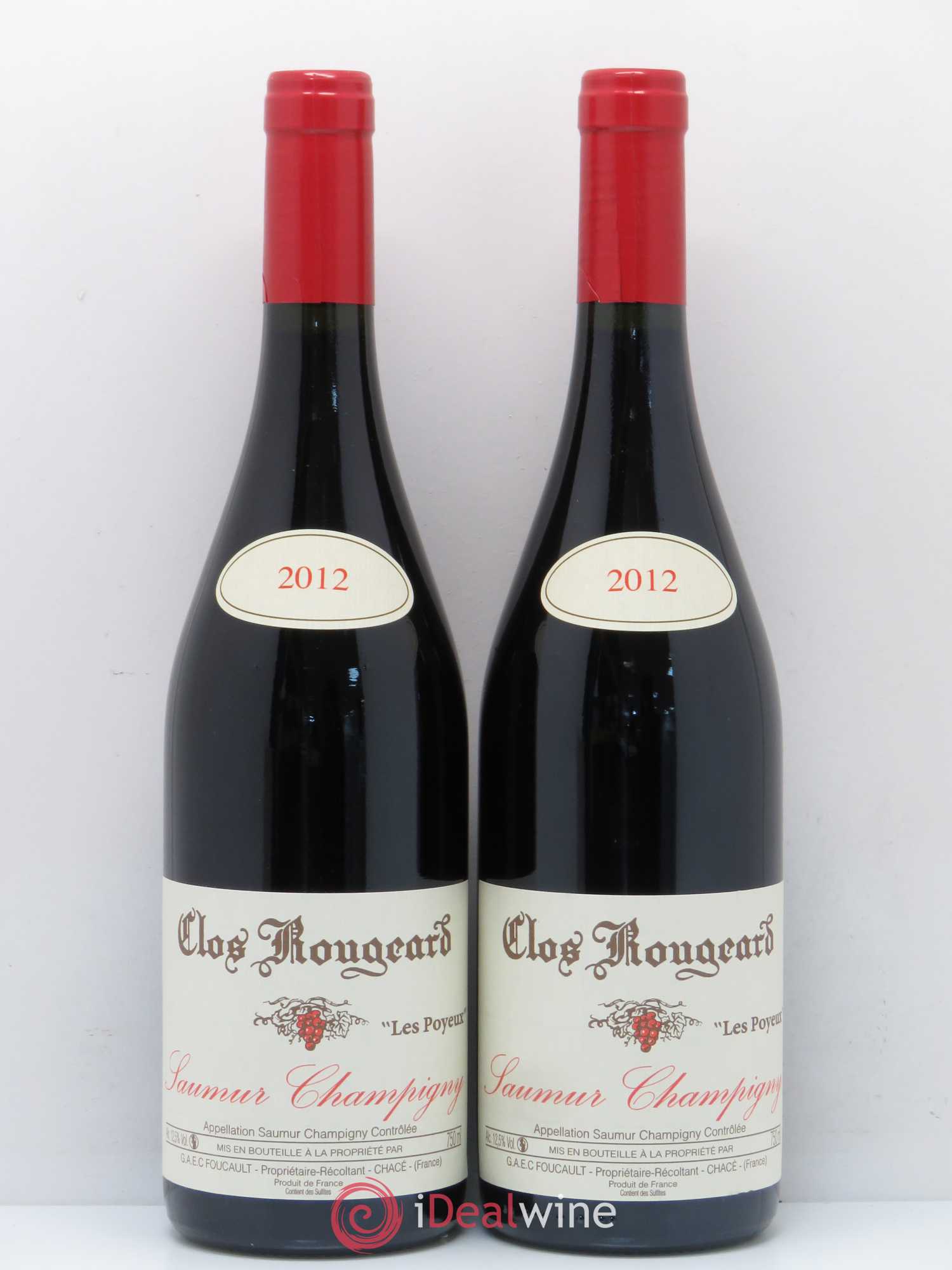 Saumur-Champigny Les Poyeux Clos Rougeard 2012 - Lot de 2 bouteilles - 0