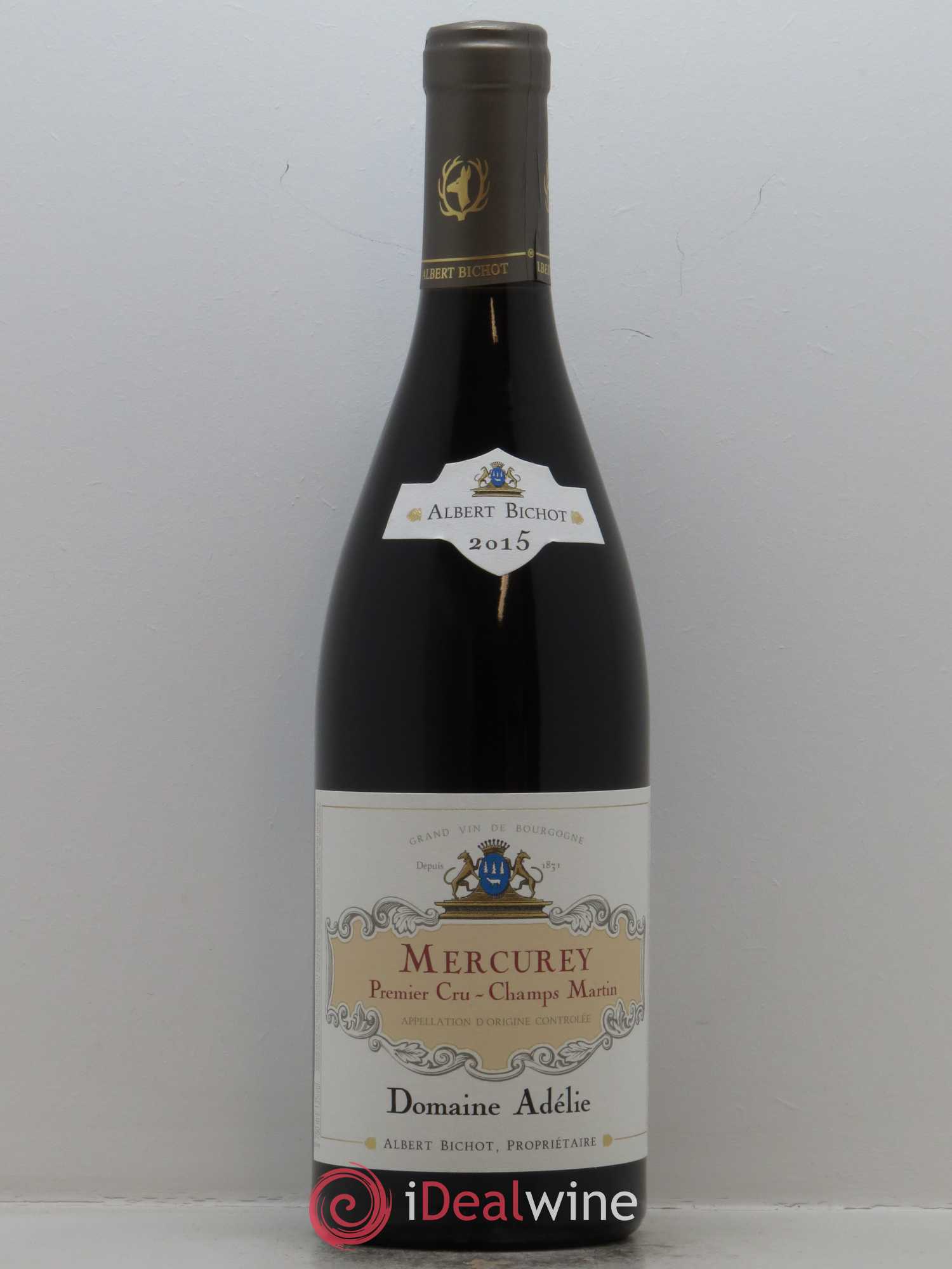 Mercurey 1er Cru Les Champs Martin Adélie - Albert Bichot 2015 - Lot de 1 bouteille - 0