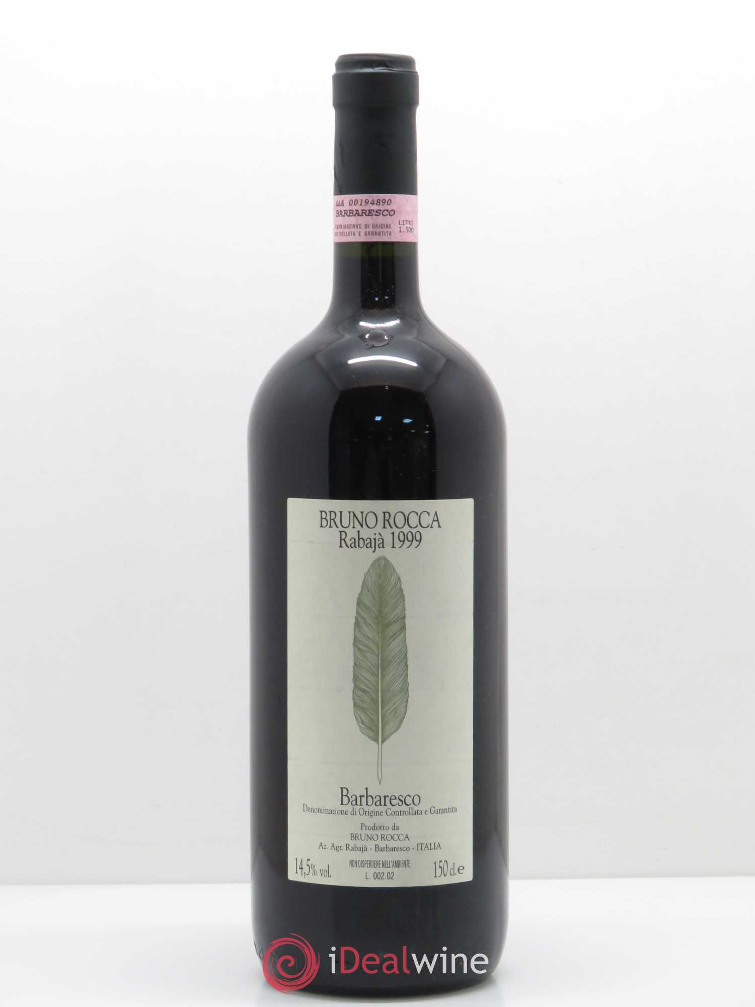 Barbaresco DOCG Rabaja Bruno Rocca 1999 - Lot of 1 magnum - 0