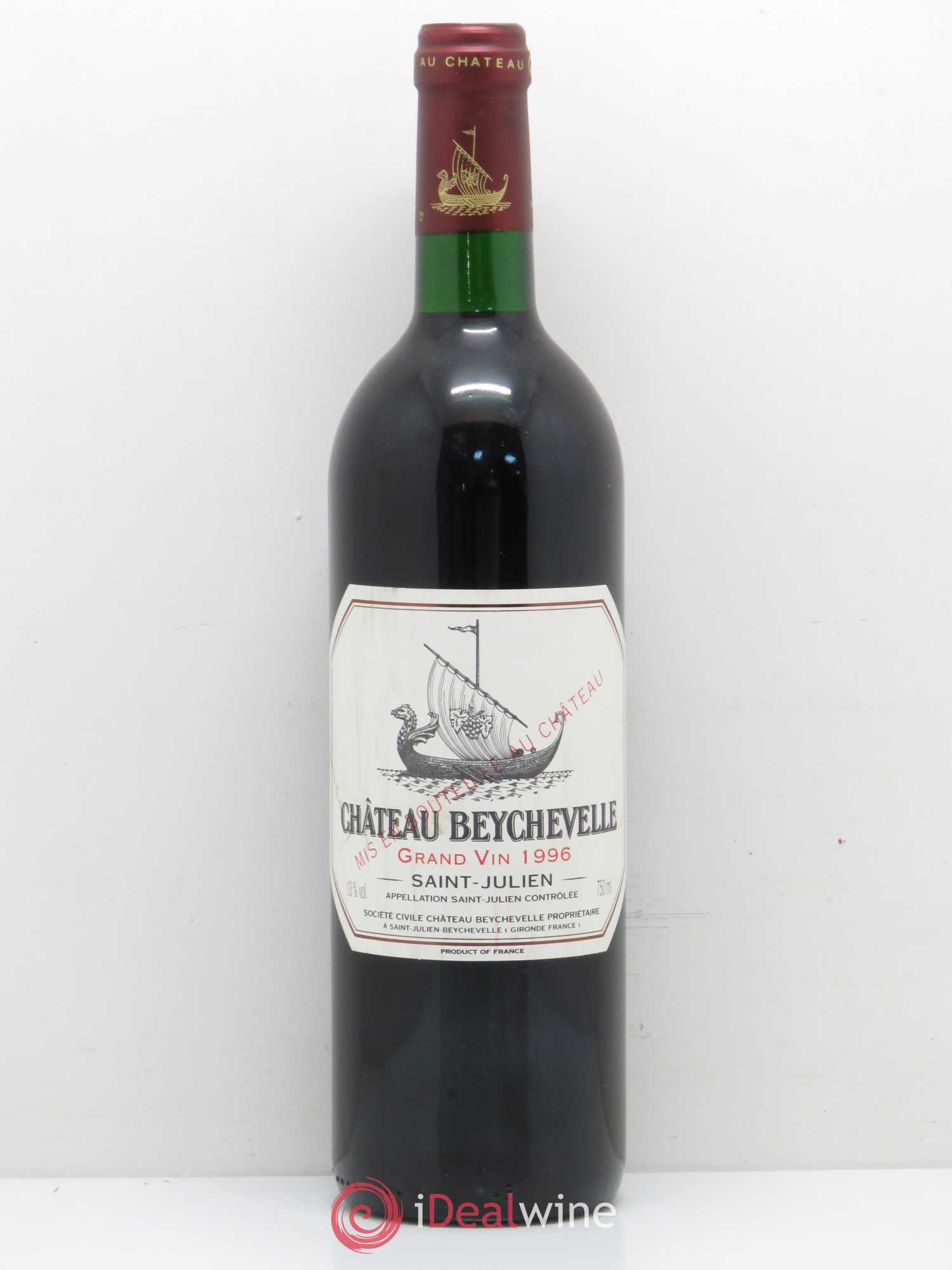 Château Beychevelle 4ème Grand Cru Classé 1996 - Lot de 1 bouteille - 0
