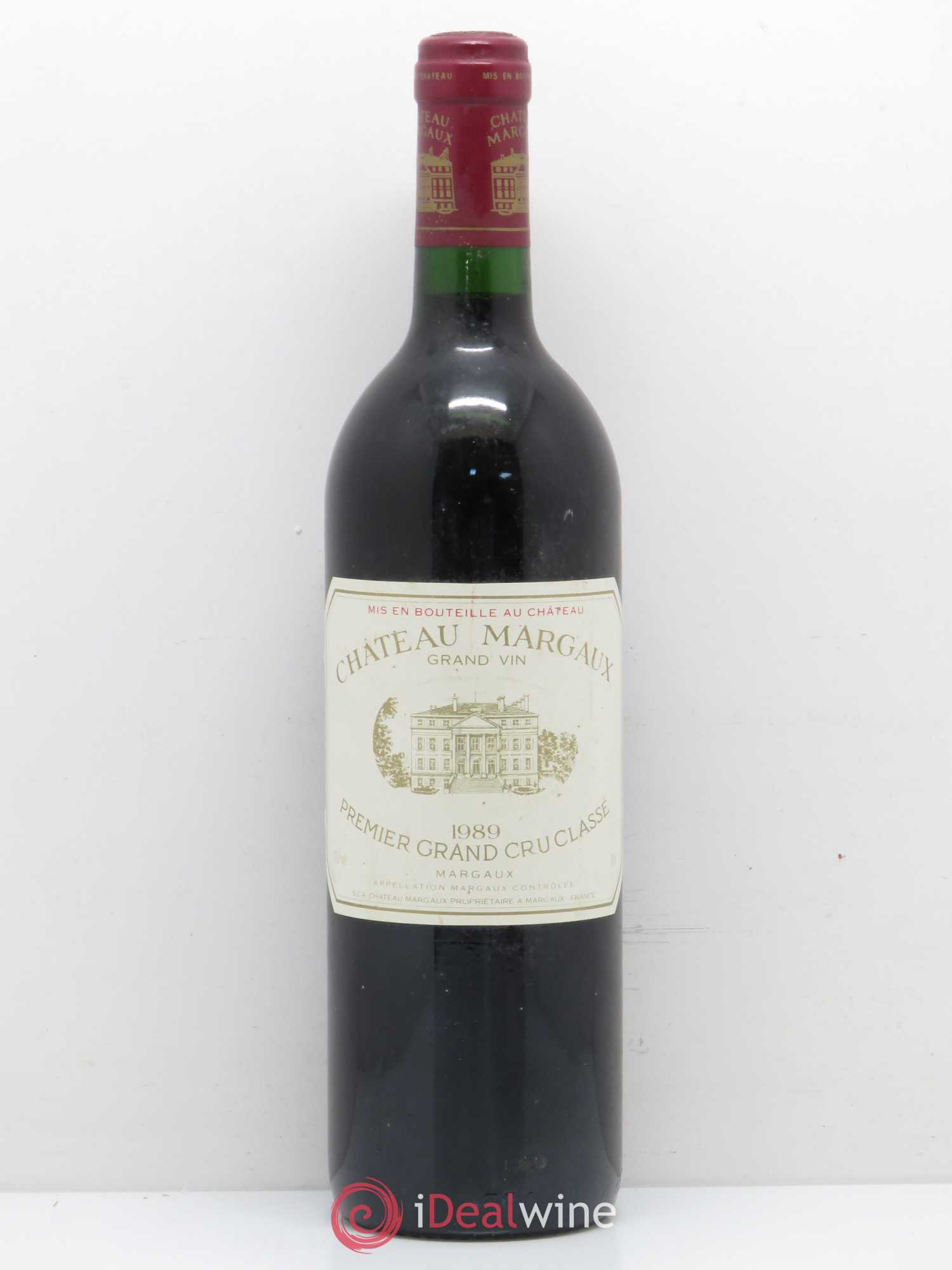 Château Margaux 1er Grand Cru Classé 1989 - Lot de 1 bouteille - 0
