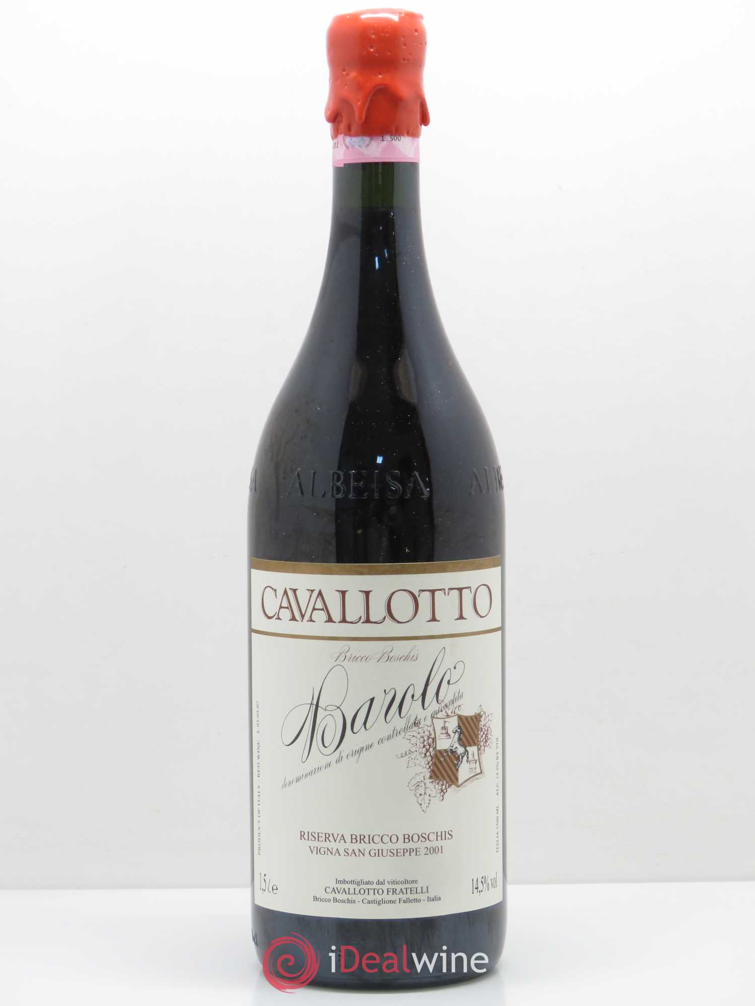 Barolo Cavallotto Riserva Vigna San Giuseppe Bricco Boschis 2001 - Posten von 1 Magnum - 0