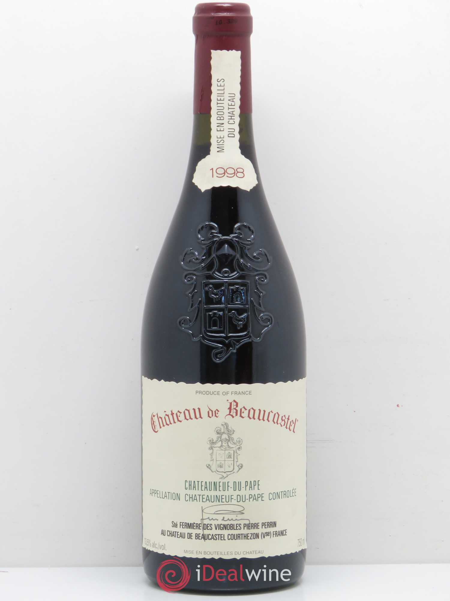 Châteauneuf-du-Pape Château de Beaucastel Famille Perrin 1998 - Lot de 1 bouteille - 0