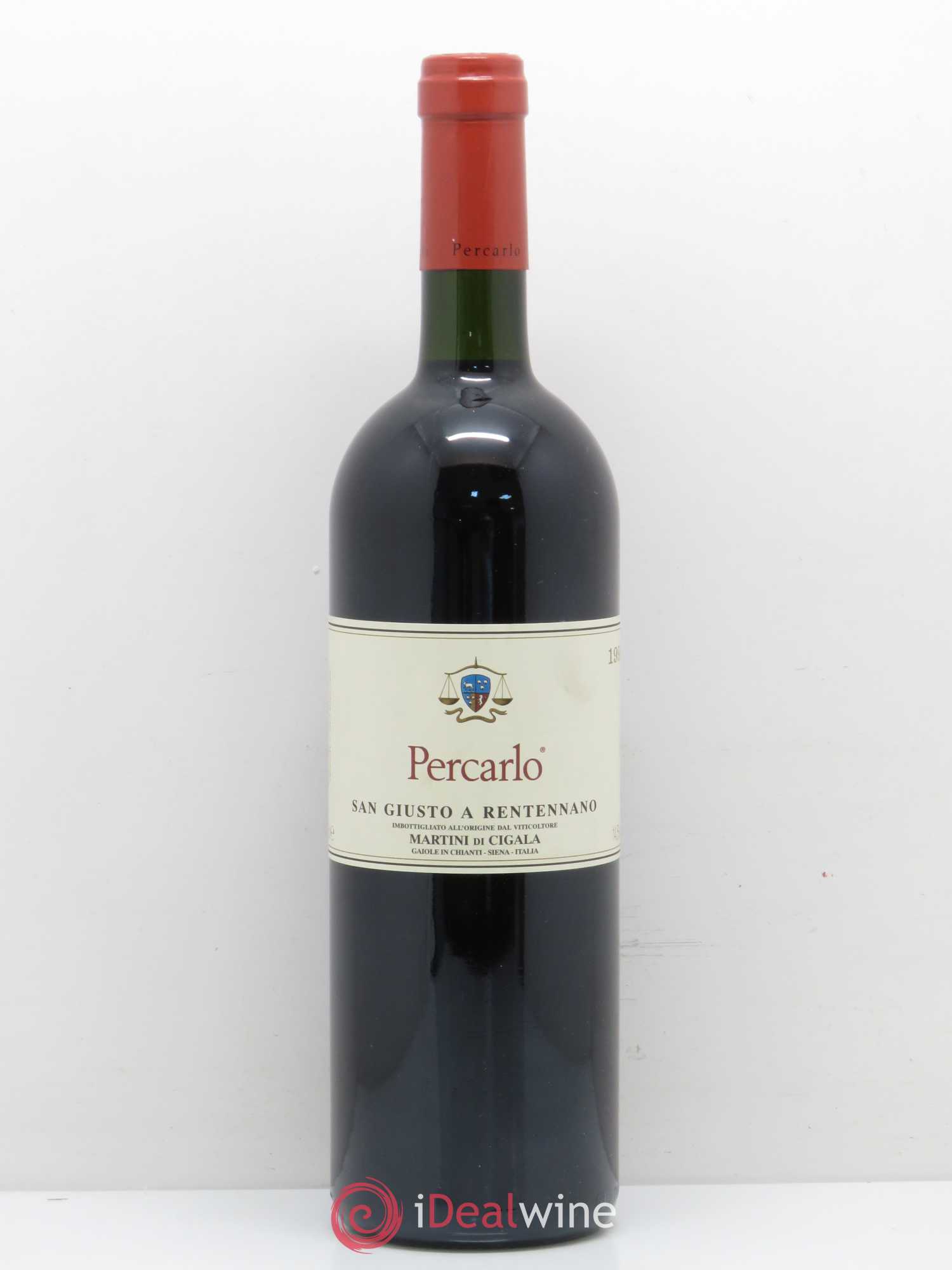 Toscana IGT San Giusto a Rentennano Percarlo Famille Martini di Cigala 1999 - Lot de 1 bouteille - 0