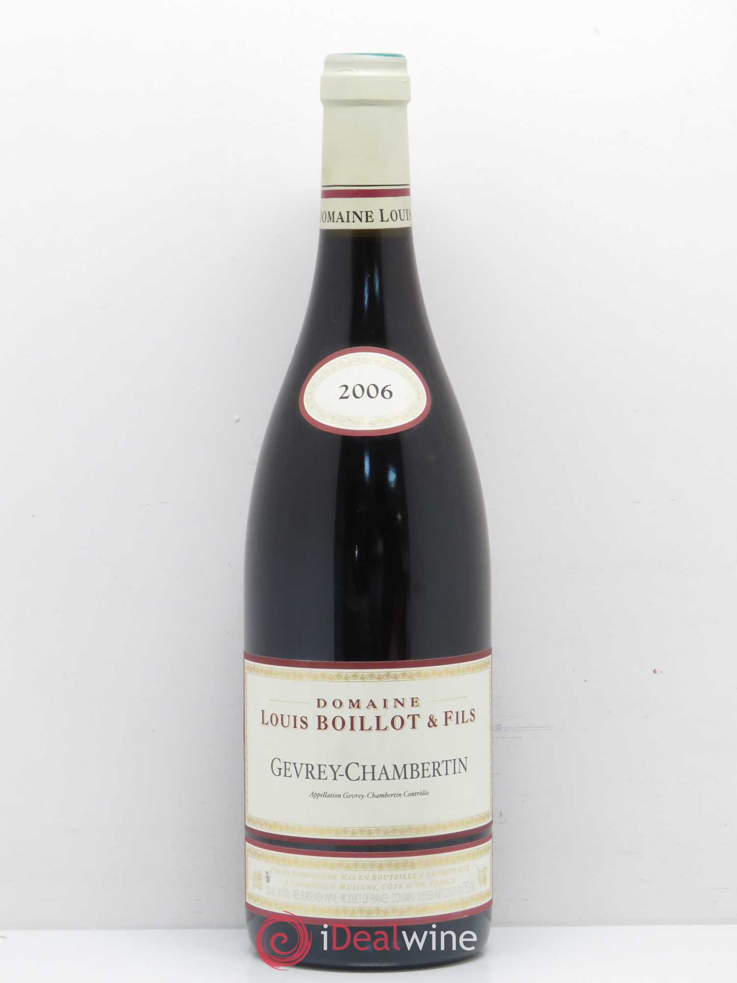 Gevrey-Chambertin Louis Boillot 2006 - Lot de 1 bouteille - 0