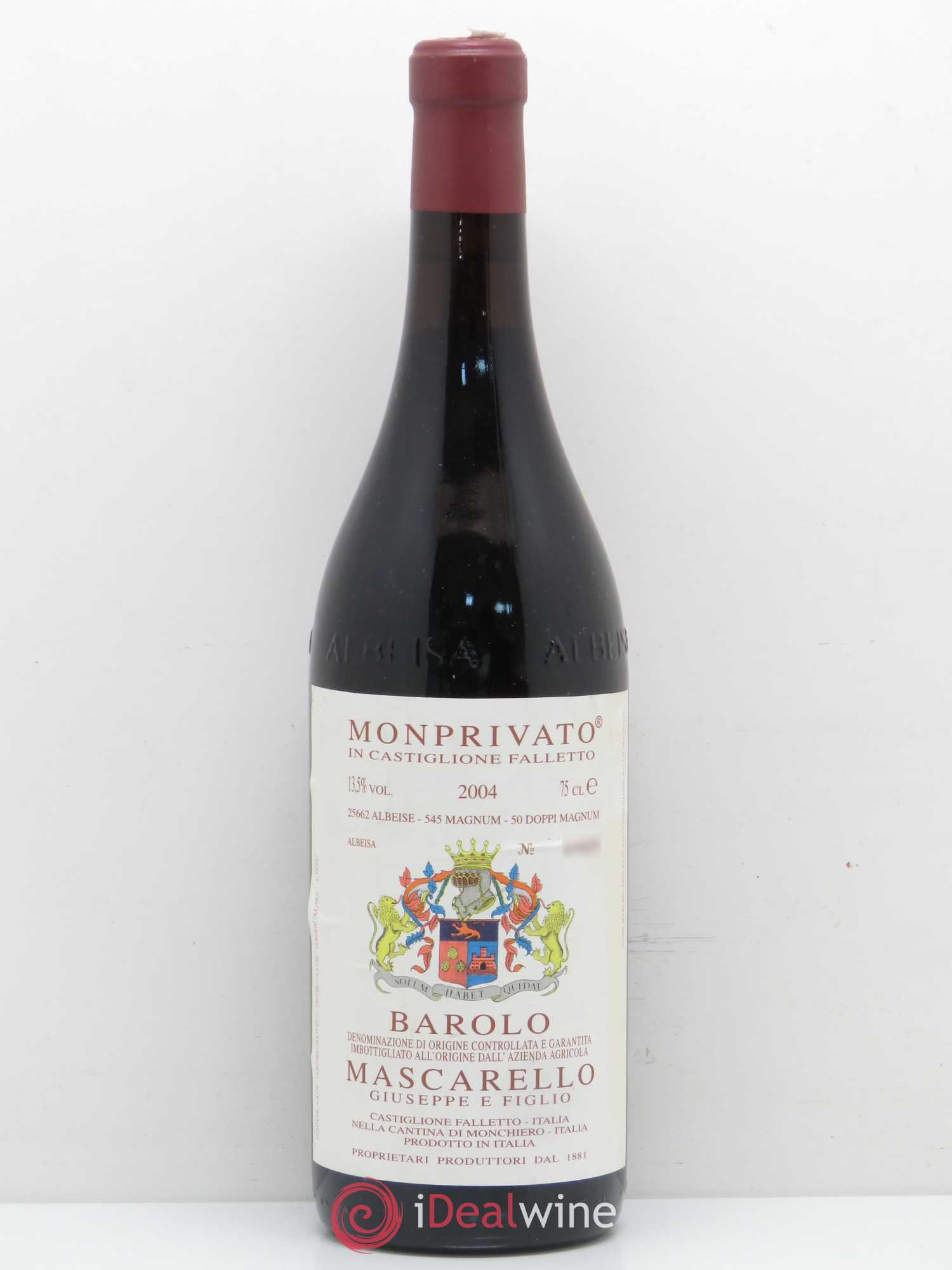 Barolo DOCG Monprivato Giuseppe Mascarello e Figlio 2004 - Lot of 1 bottle - 0