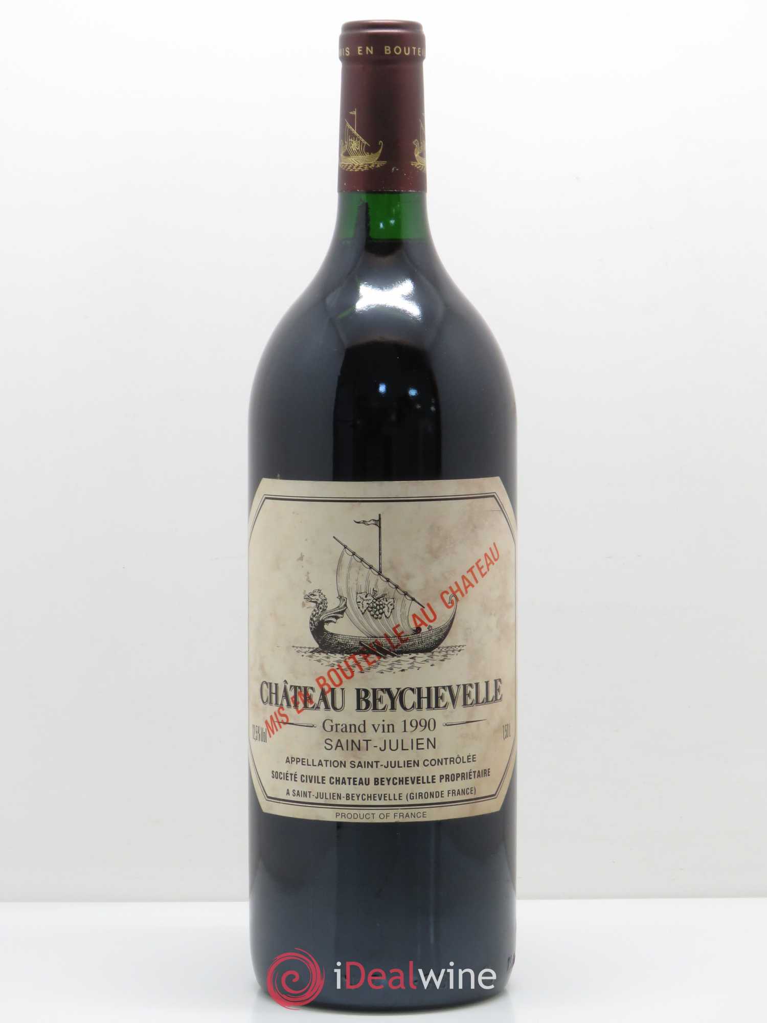 Château Beychevelle 4ème Grand Cru Classé 1990 - Lot de 1 magnum - 0