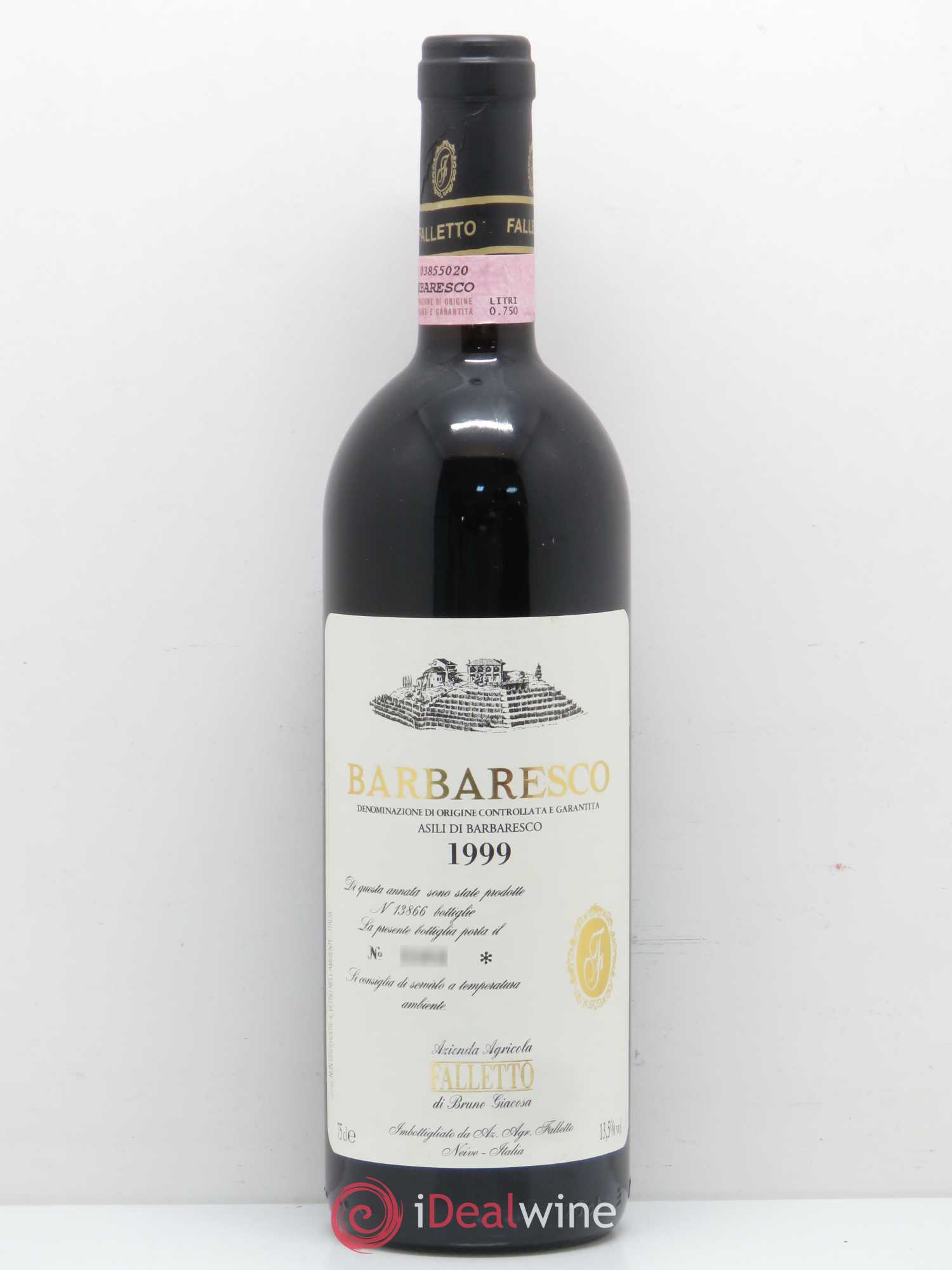 Barbaresco DOCG Falletto 1999 - Lot de 1 bouteille - 0
