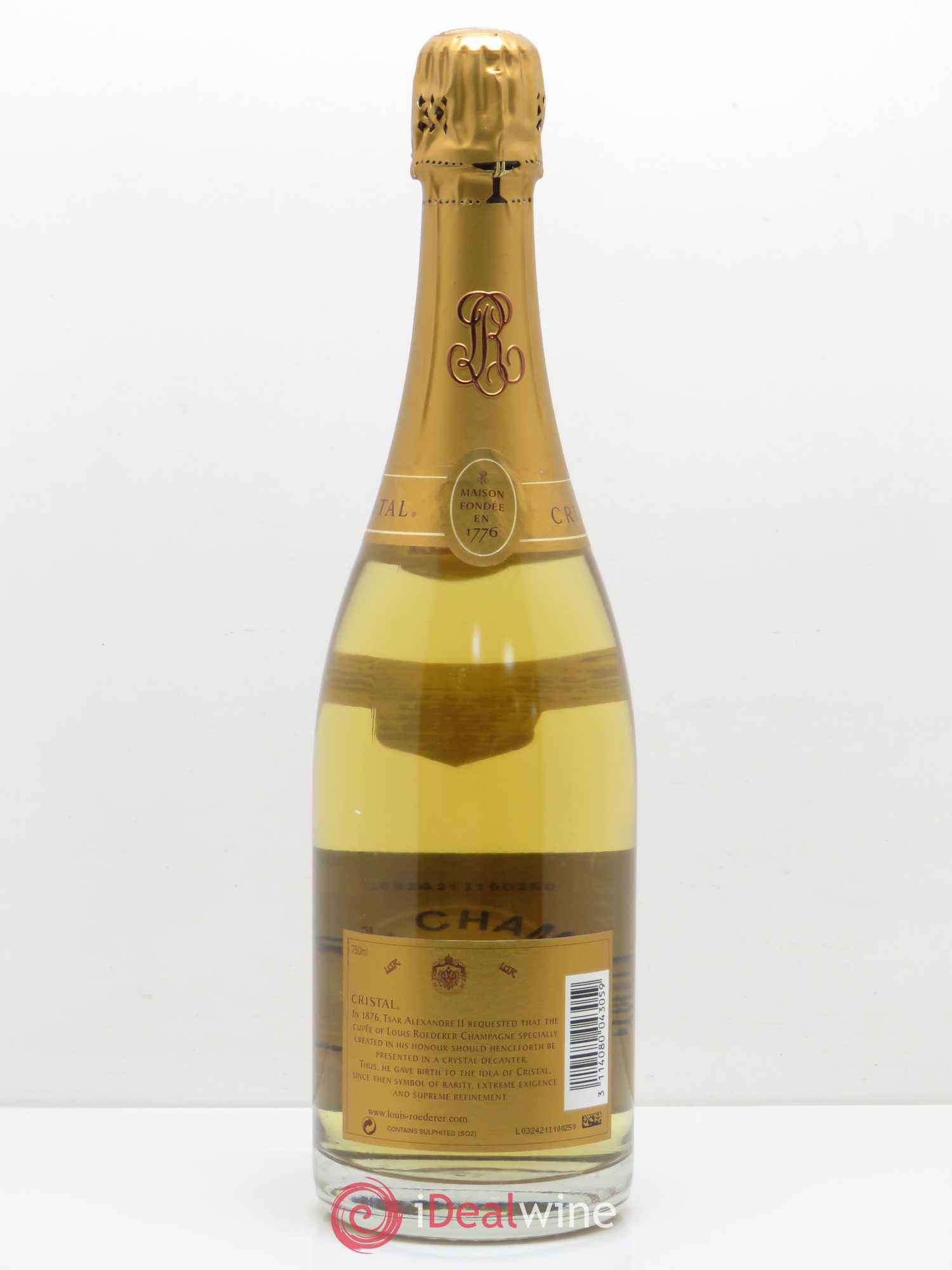 Cristal Louis Roederer 2002 - Lot de 1 bouteille - 1