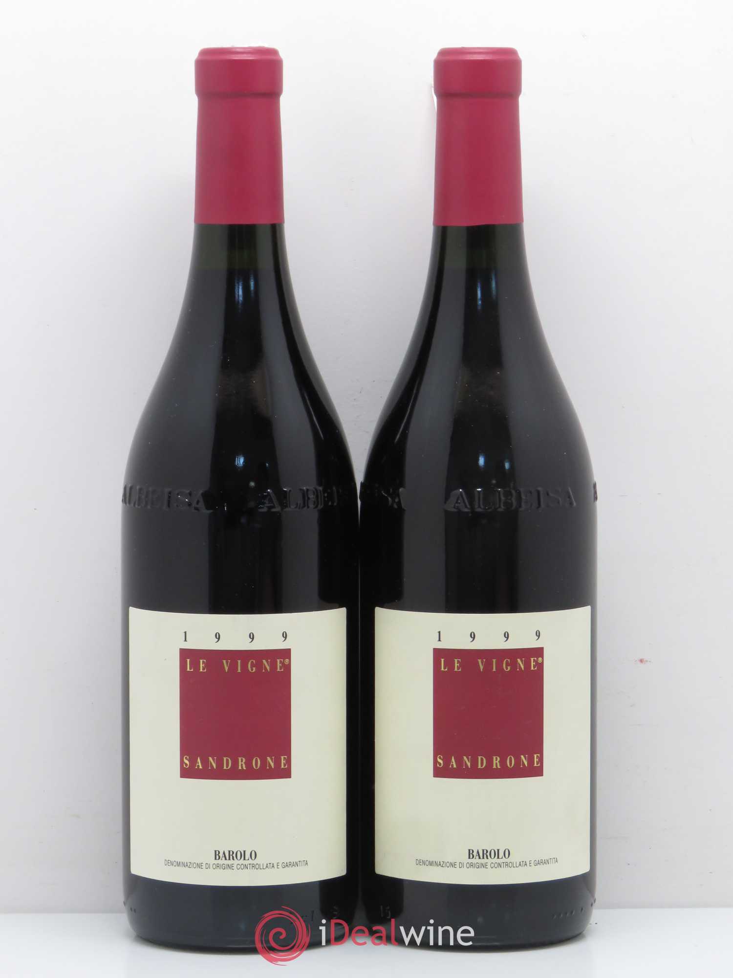 Barolo DOCG Le Vigne Luciano Sandrone 1999 - Lot de 2 bouteilles - 0