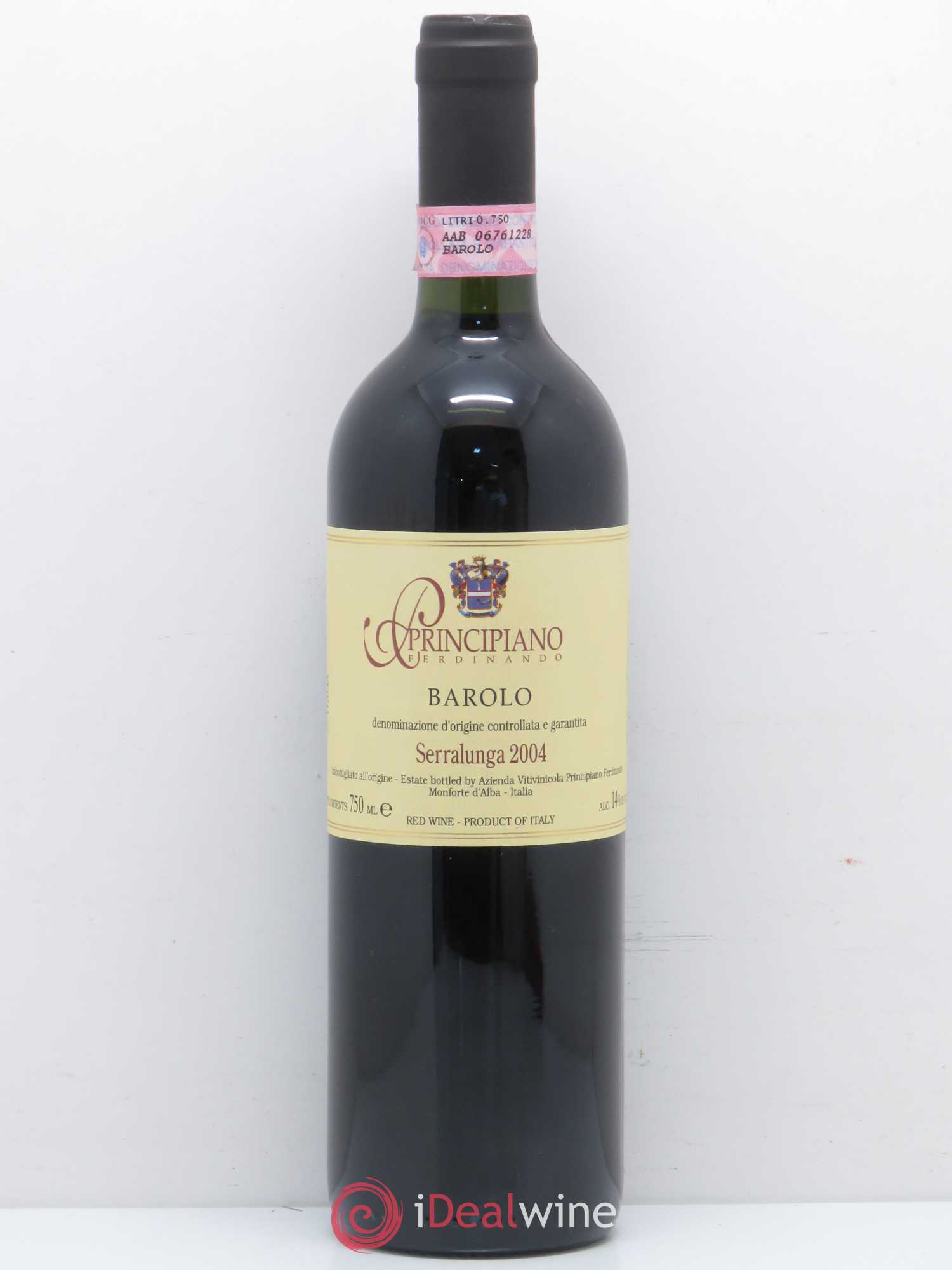 Barolo Serralunga Principiano Ferdinando 2004 - Lot de 1 bouteille - 0