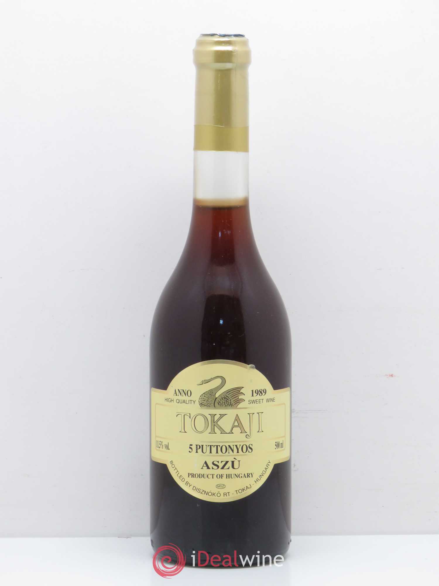 Tokaji Aszu 5 Puttonyos Disznoko (Domaine) 1989 - Lotto di 1 bottiglia - 0