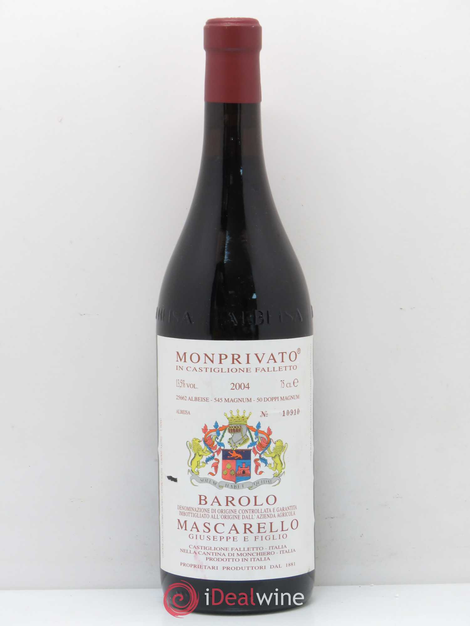 Barolo Monprivato Giuseppe e Figlio Mascarello 2004 - Posten von 1 Flasche - 0
