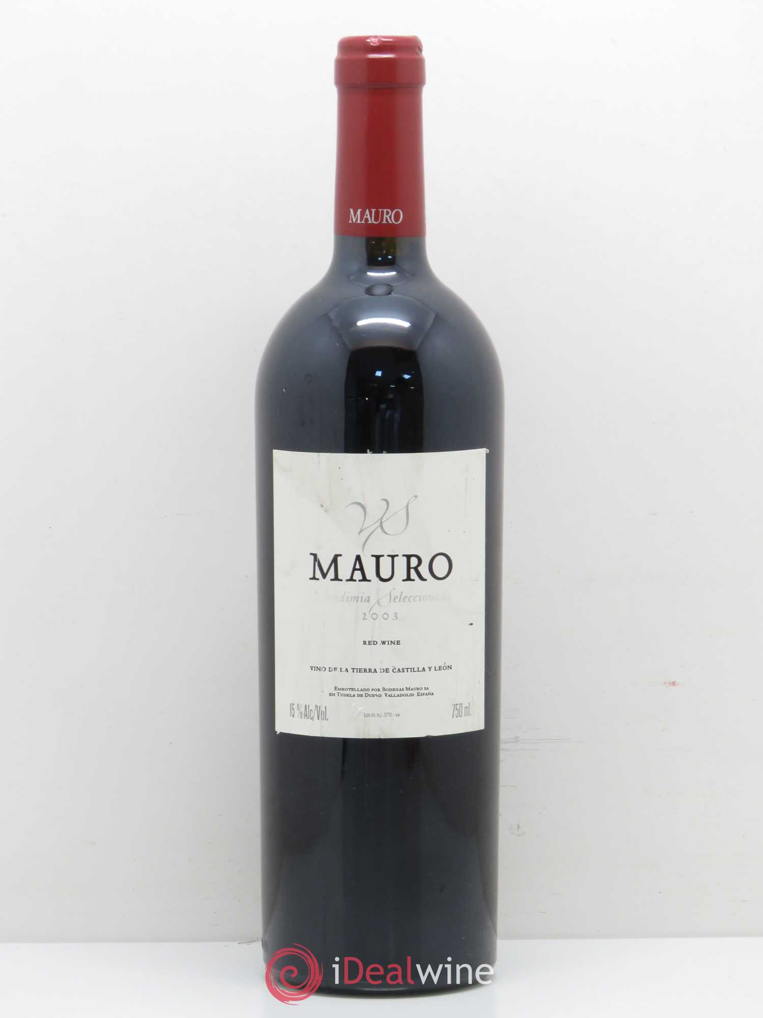 Espagne Bodegas Mauro Vendimia Seleccionada Vino de la Tierra de Castilla y Leon 2003 - Posten von 1 Flasche - 0