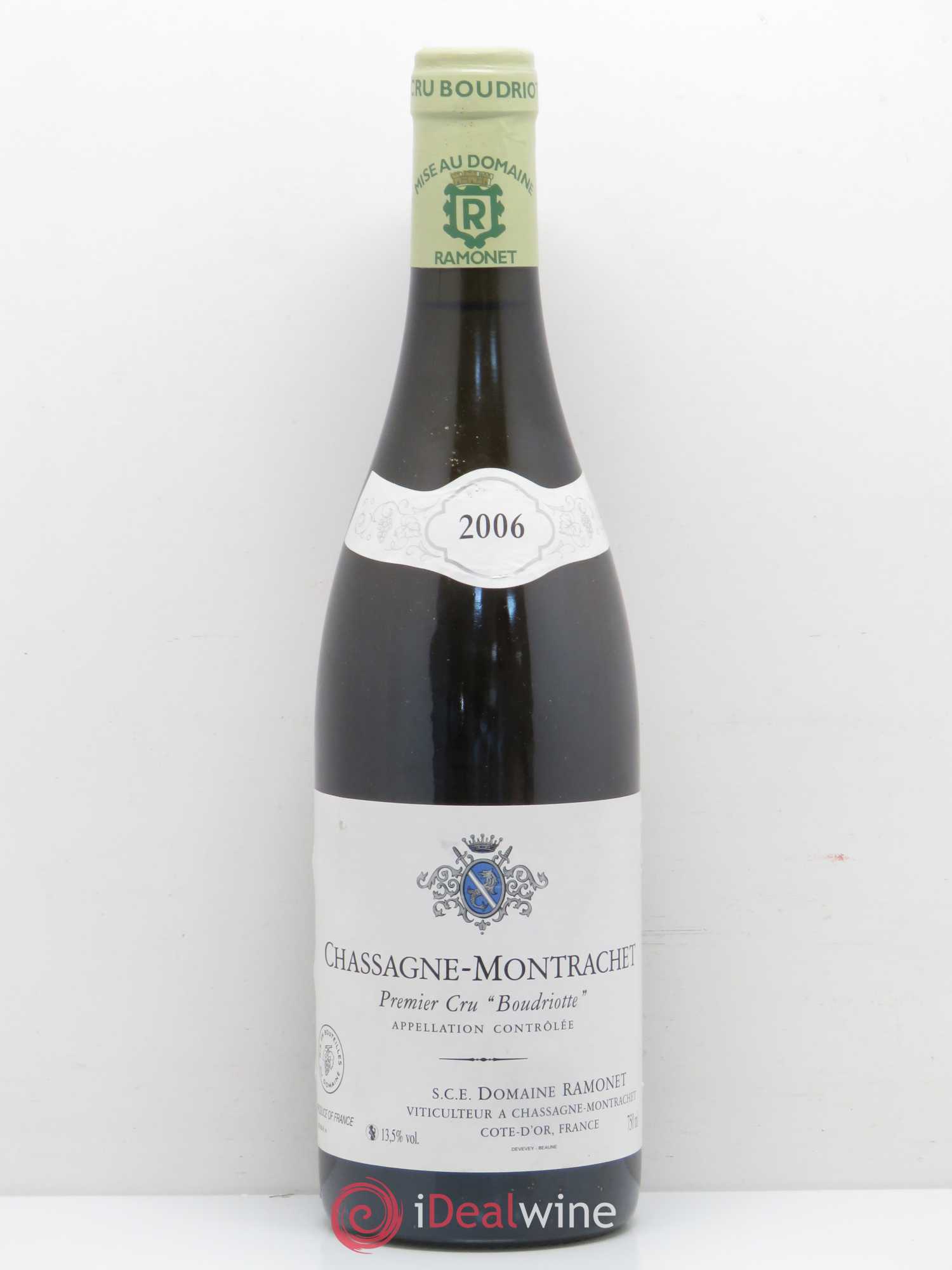 Chassagne-Montrachet 1er Cru Boudriotte Ramonet (Domaine) 2006 - Posten von 1 Flasche - 0