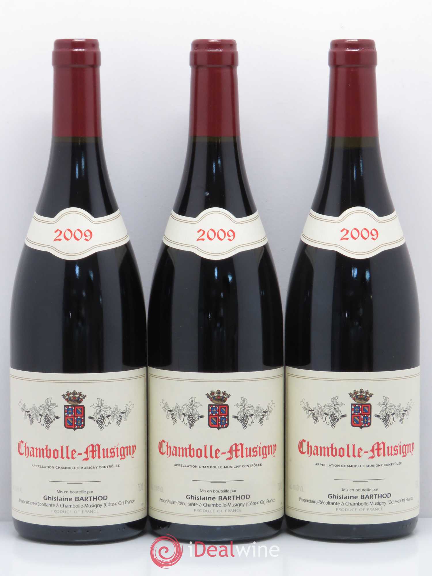 Chambolle-Musigny Ghislaine Barthod 2009 - Posten von 3 Flaschen - 0