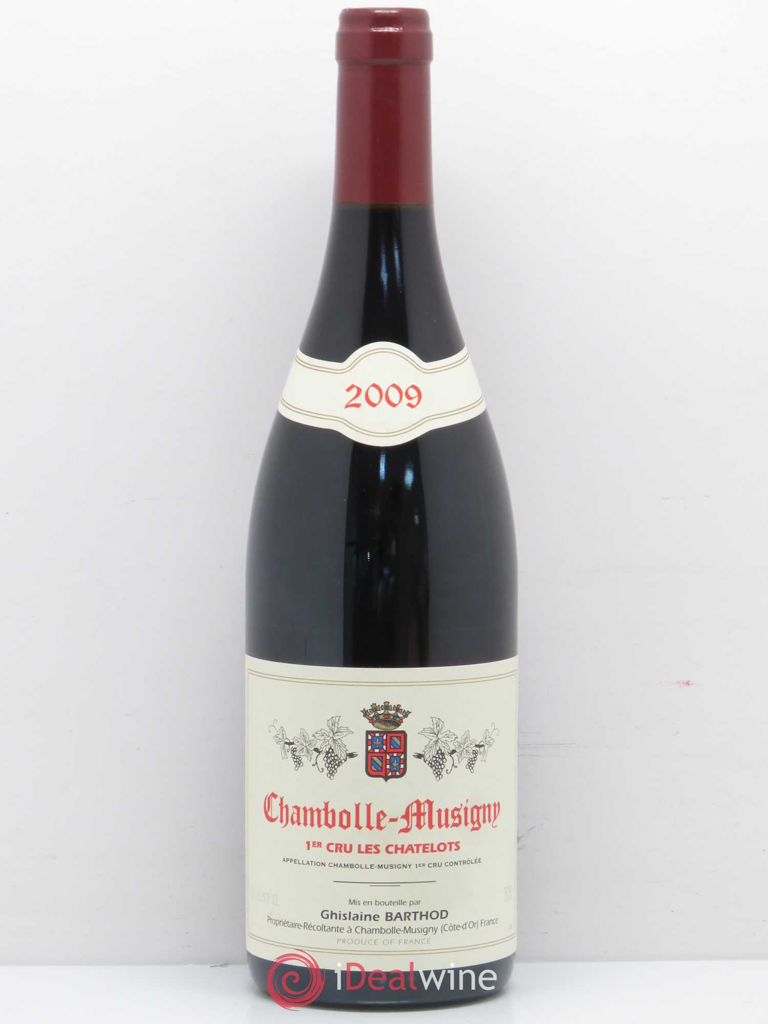 Chambolle-Musigny 1er Cru Les Chatelots Ghislaine Barthod 2009 - Lot de 1 bouteille - 0