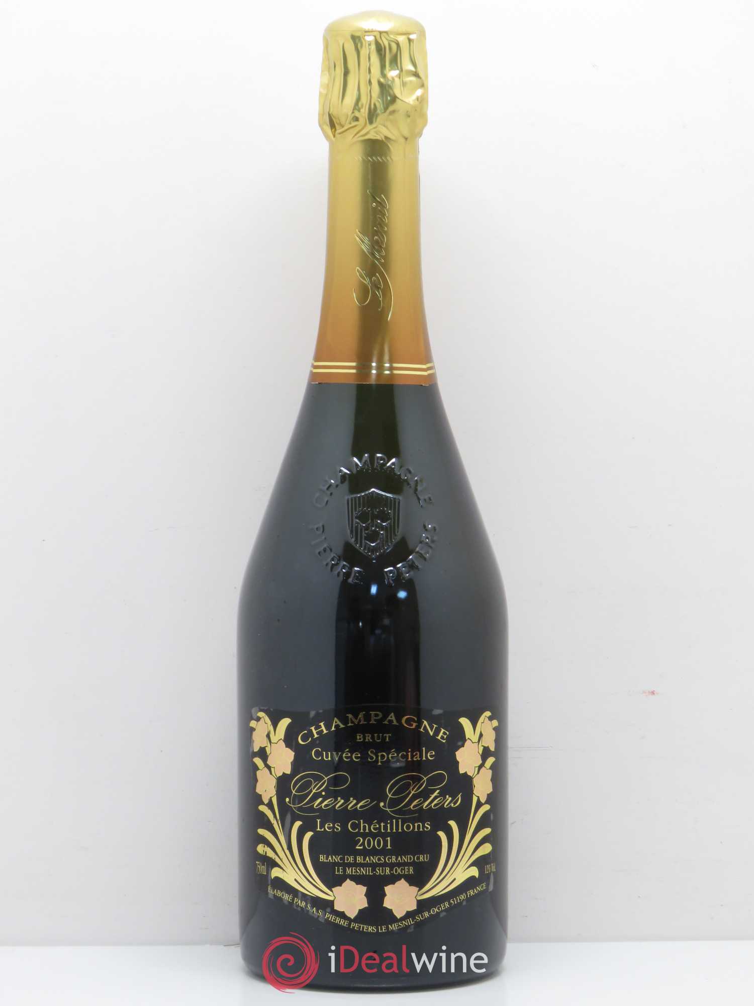 Champagne Pierre Peters Cuvee Speciale Les Chetillons Blanc de Blancs Grand Cru Brut 2001 - Posten von 1 Flasche - 0