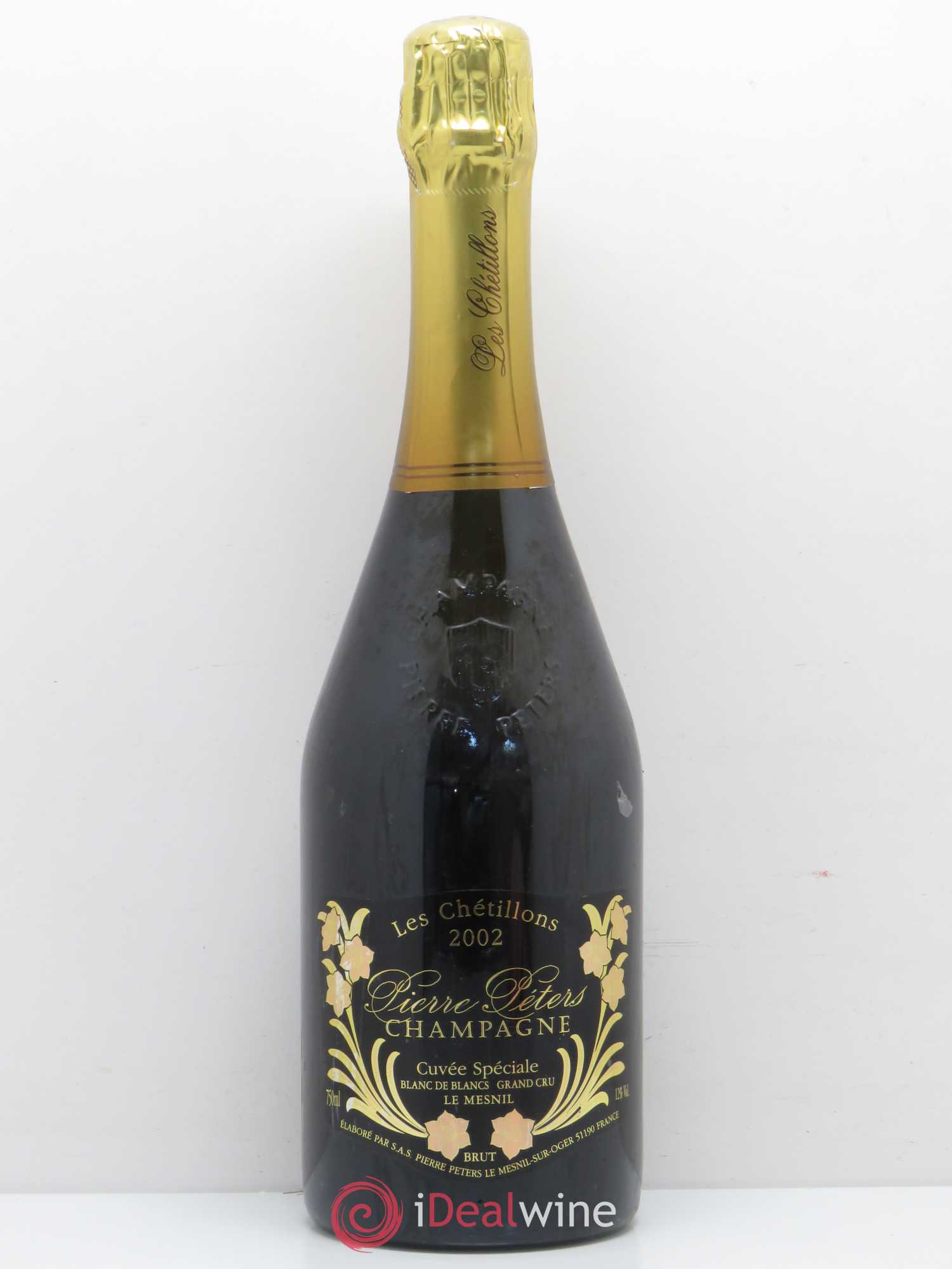 Champagne Pierre Peters Cuvee Speciale Les Chetillons Blanc de Blancs Grand Cru Brut 2002 - Posten von 1 Flasche - 0