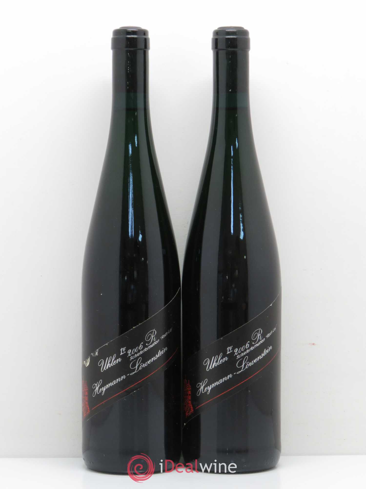 Allemagne Rheingau Riesling Winningen Uhlen R Schieferformation Roth Lay Heymann Lowenstein 2006 - Posten von 2 Flaschen - 0