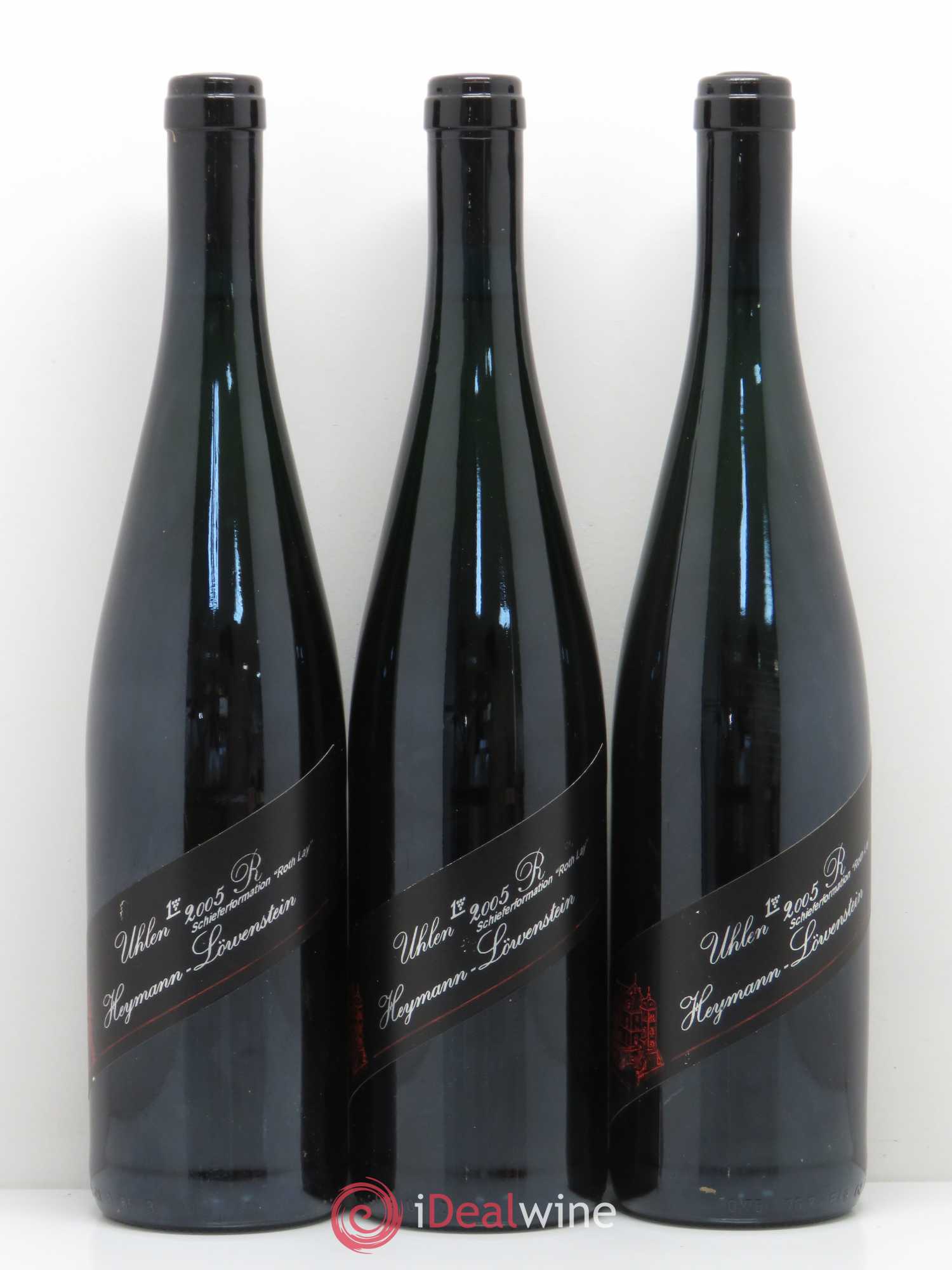 Allemagne Rheingau Riesling Winningen Uhlen R Schieferformation Roth Lay Heymann Lowenstein 2005 - Lot of 3 bottles - 0